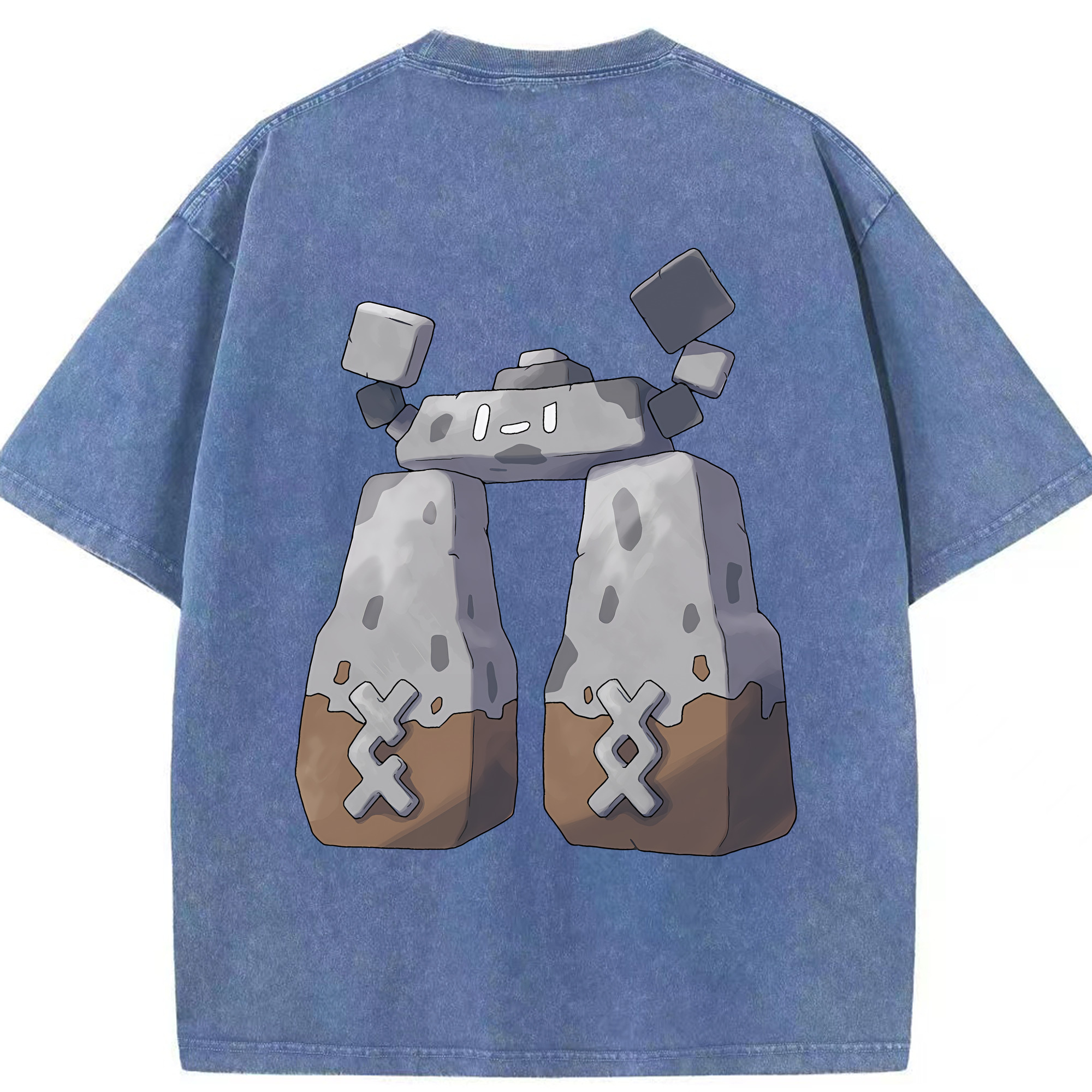（画像用） ポケットモンスター Pokémon 綿100% ヴィンテージ風 半袖Tシャツ（背面プリント）
