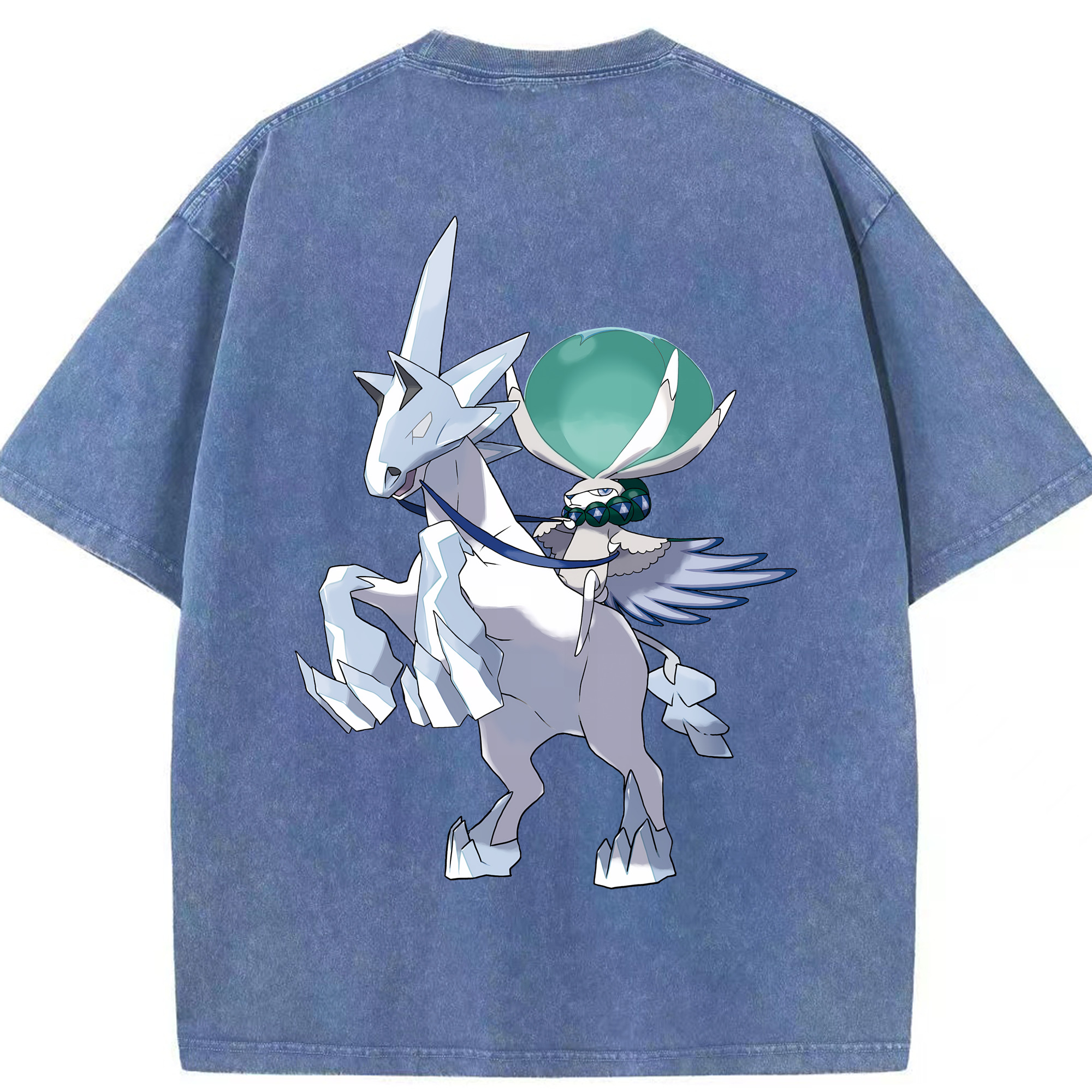 （画像用） ポケットモンスター Pokémon 綿100% ヴィンテージ風 半袖Tシャツ（背面プリント）