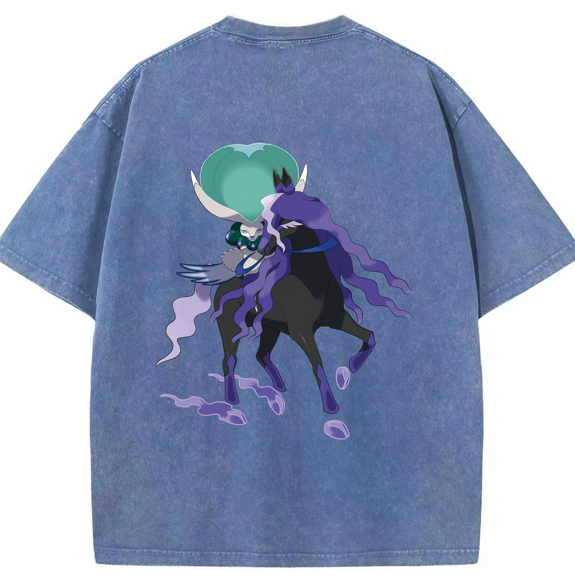 （画像用） ポケットモンスター Pokémon 綿100% ヴィンテージ風 半袖Tシャツ（背面プリント）
