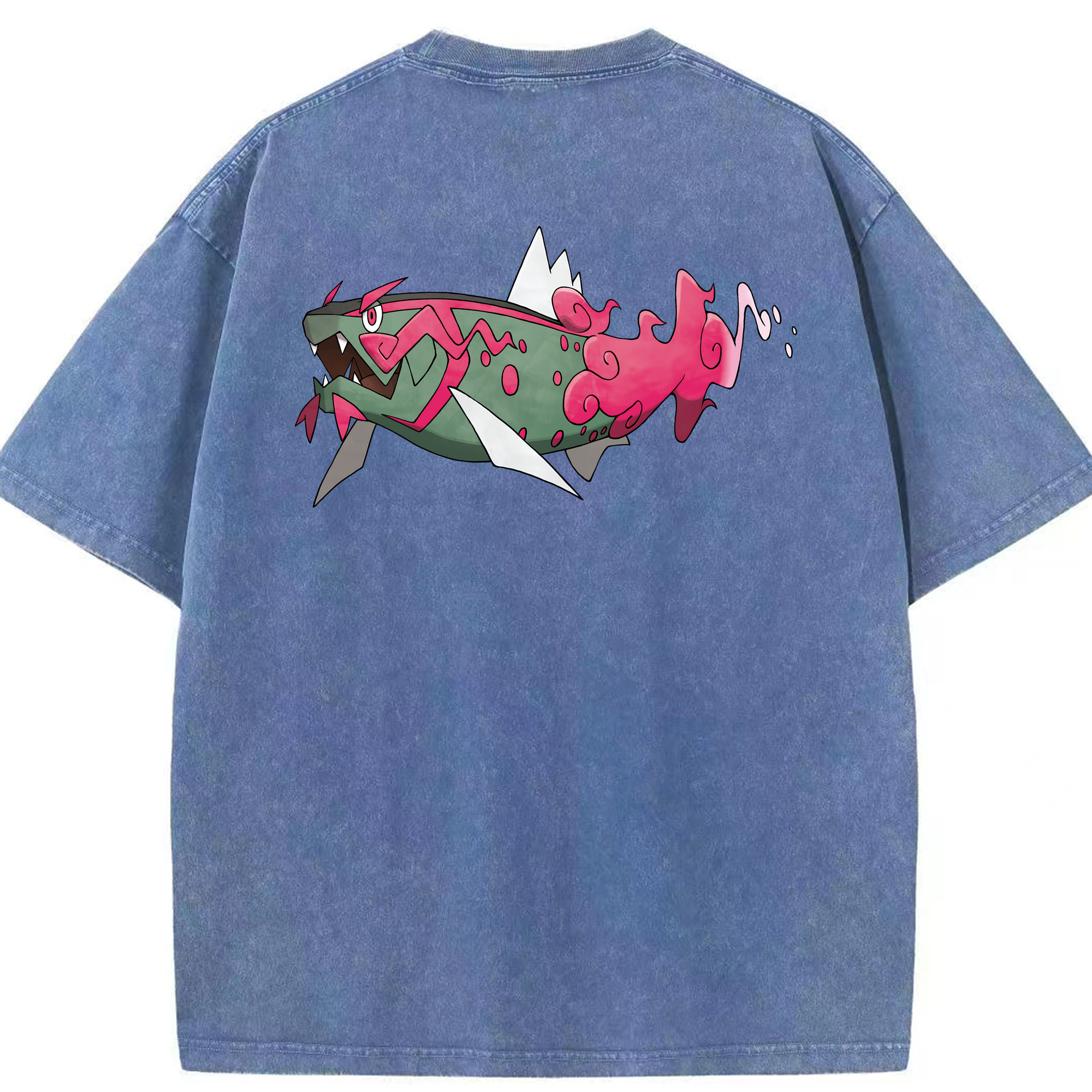 （画像用） ポケットモンスター Pokémon 綿100% ヴィンテージ風 半袖Tシャツ（背面プリント）