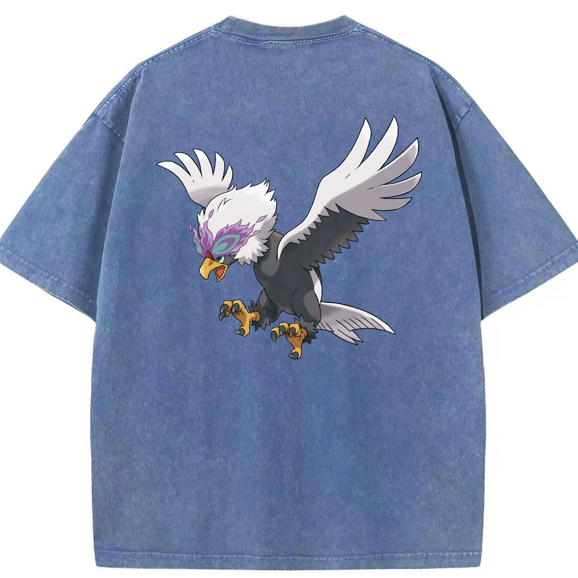 （画像用） ポケットモンスター Pokémon 綿100% ヴィンテージ風 半袖Tシャツ（背面プリント）