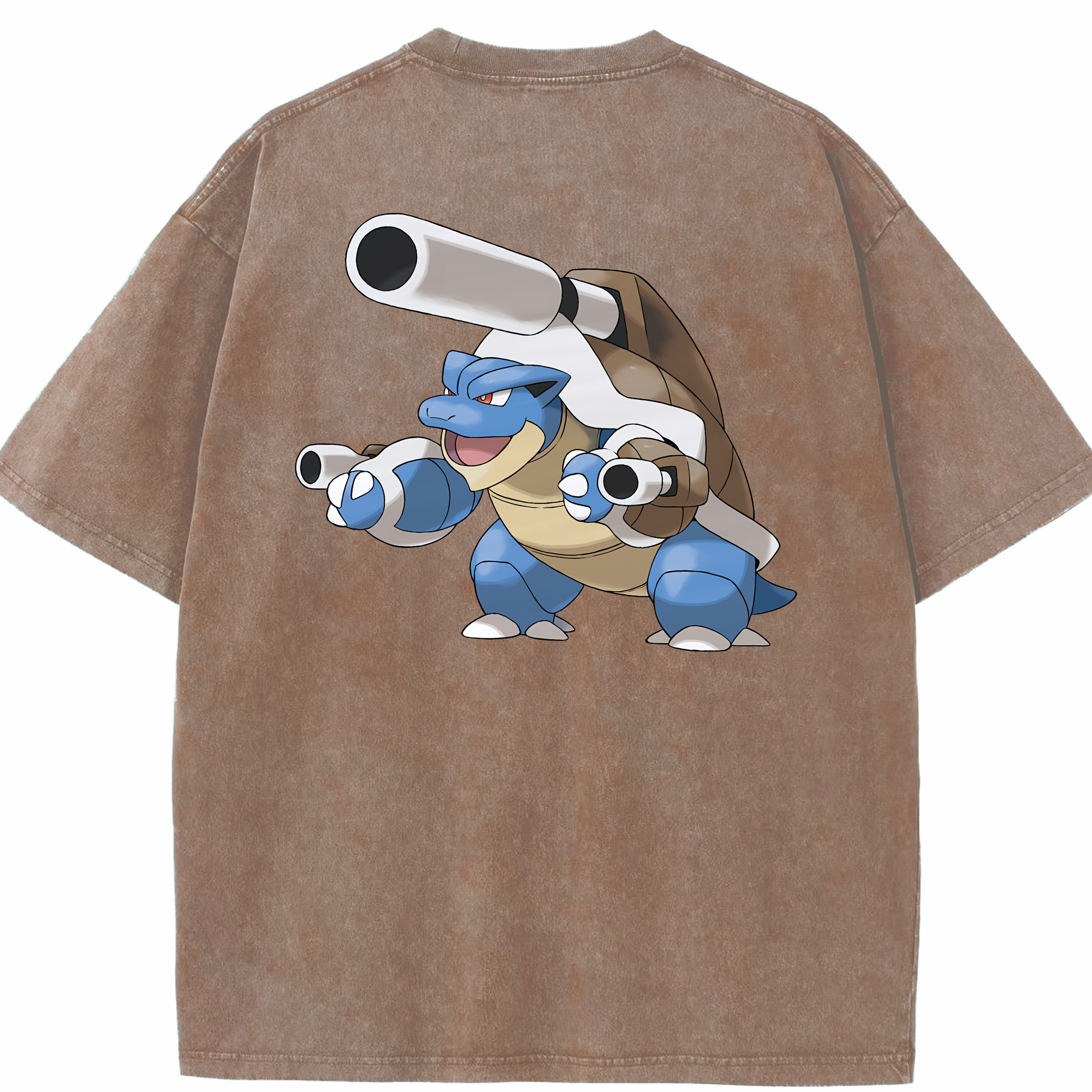 （画像用） ポケットモンスター Pokémon 綿100% ヴィンテージ風 半袖Tシャツ（背面プリント）