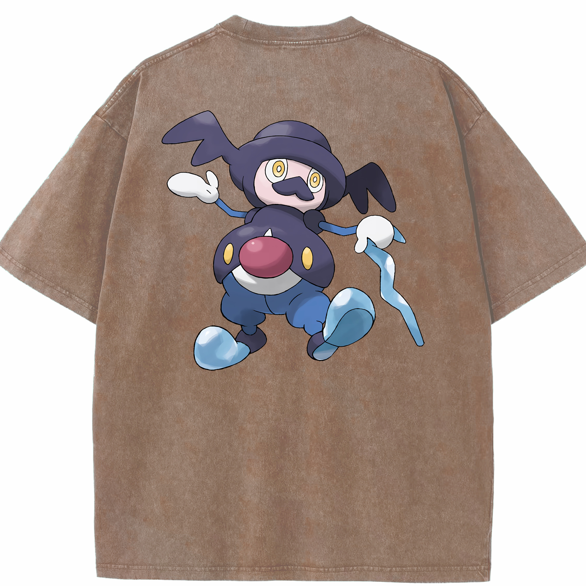 （画像用） ポケットモンスター Pokémon 綿100% ヴィンテージ風 半袖Tシャツ（背面プリント）