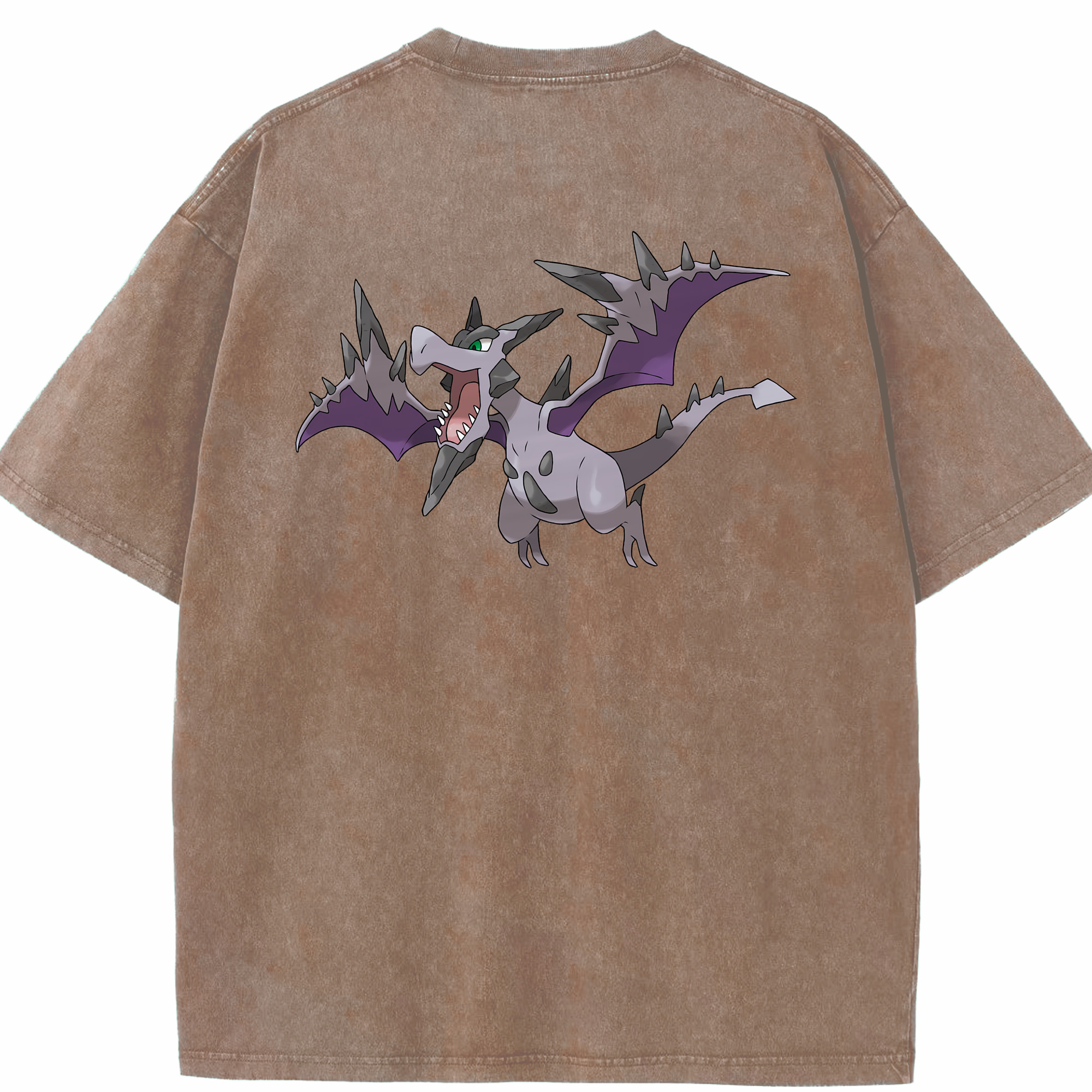 （画像用） ポケットモンスター Pokémon 綿100% ヴィンテージ風 半袖Tシャツ（背面プリント）