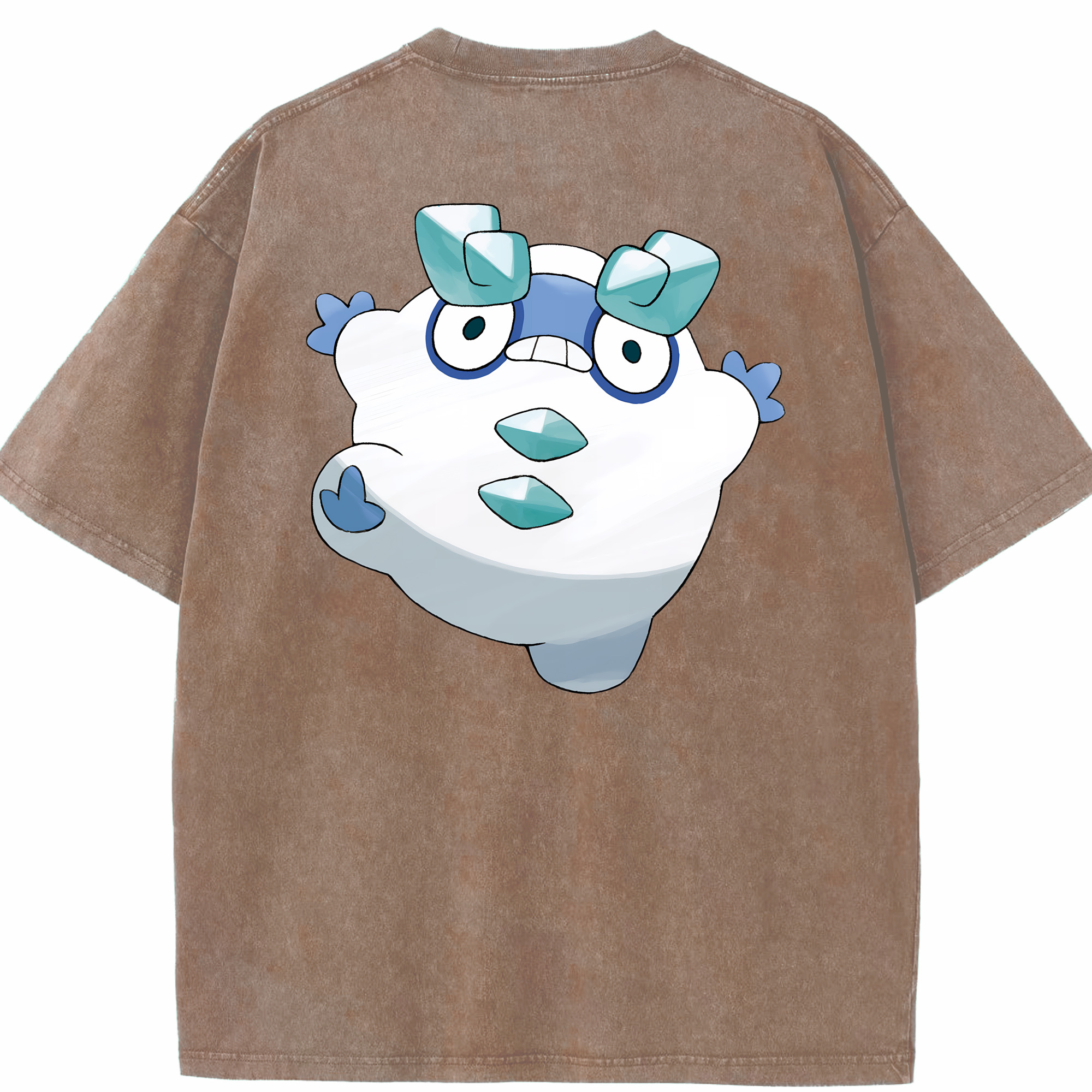 （画像用） ポケットモンスター Pokémon 綿100% ヴィンテージ風 半袖Tシャツ（背面プリント）