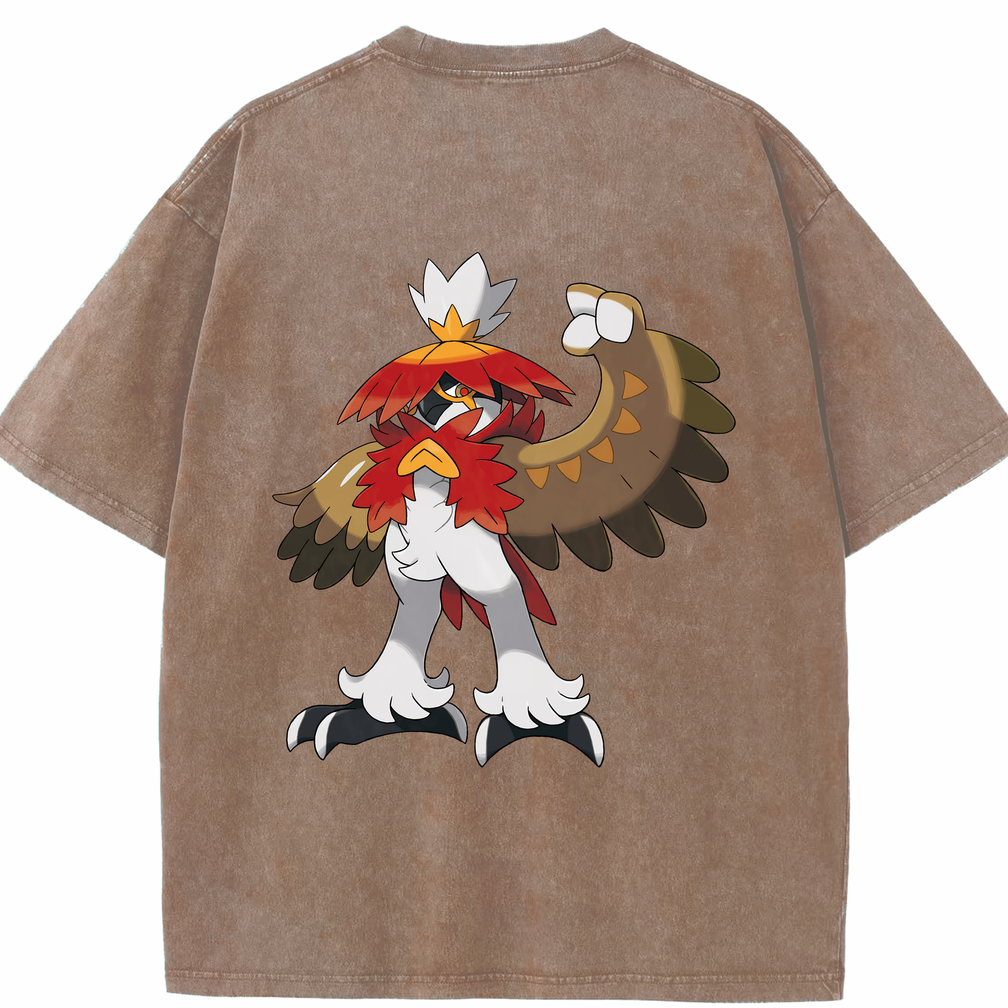 （画像用） ポケットモンスター Pokémon 綿100% ヴィンテージ風 半袖Tシャツ（背面プリント）