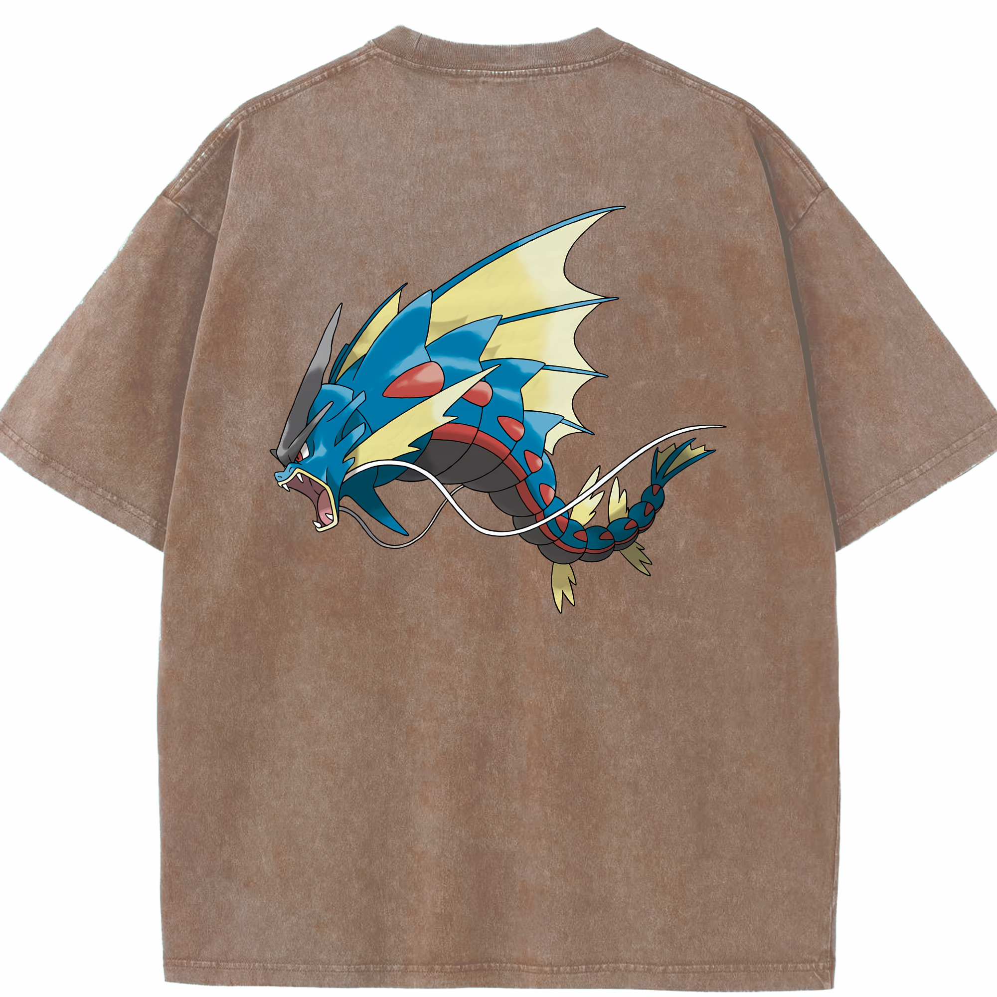 （画像用） ポケットモンスター Pokémon 綿100% ヴィンテージ風 半袖Tシャツ（背面プリント）
