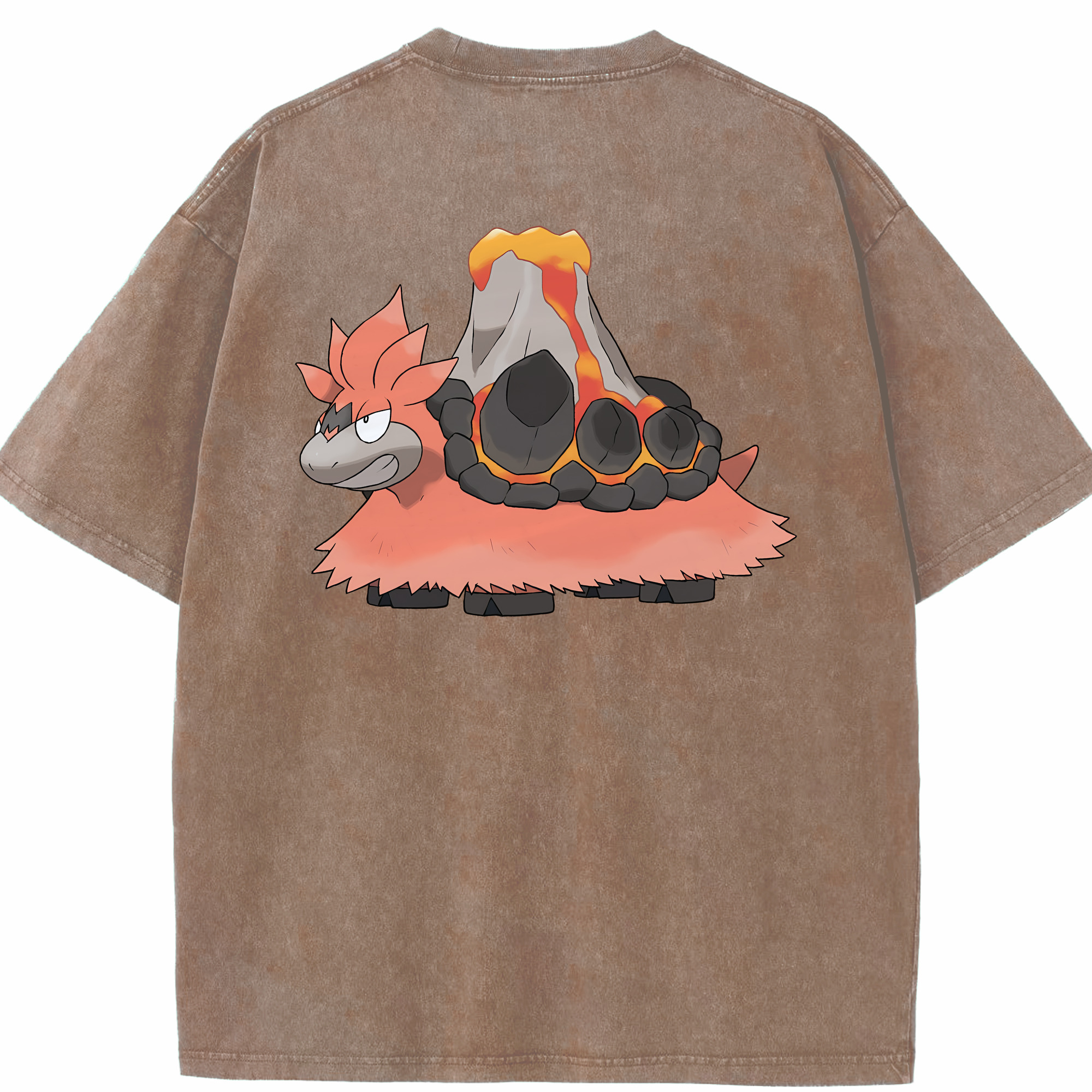 （画像用） ポケットモンスター Pokémon 綿100% ヴィンテージ風 半袖Tシャツ（背面プリント）