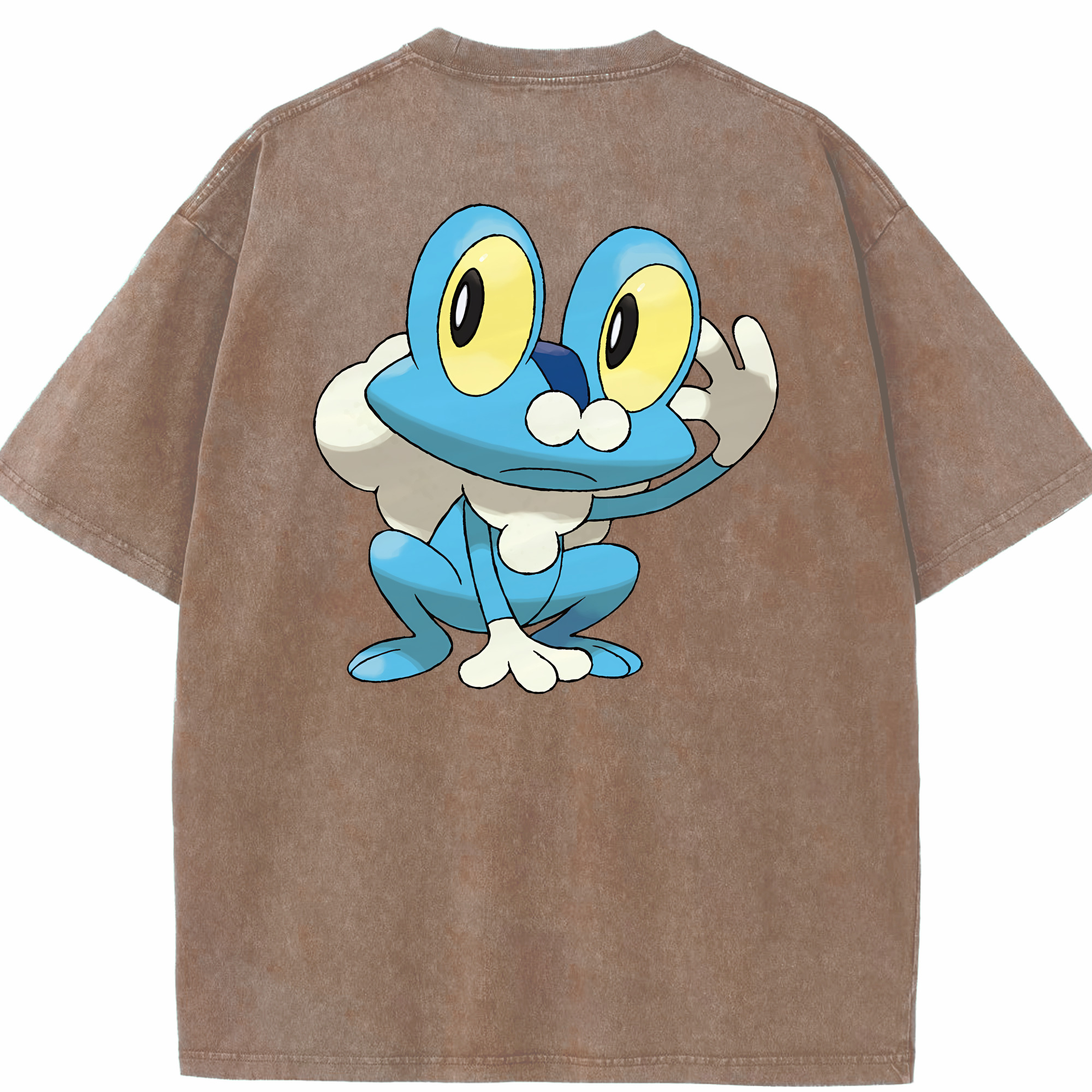 （画像用） ポケットモンスター Pokémon 綿100% ヴィンテージ風 半袖Tシャツ（背面プリント）