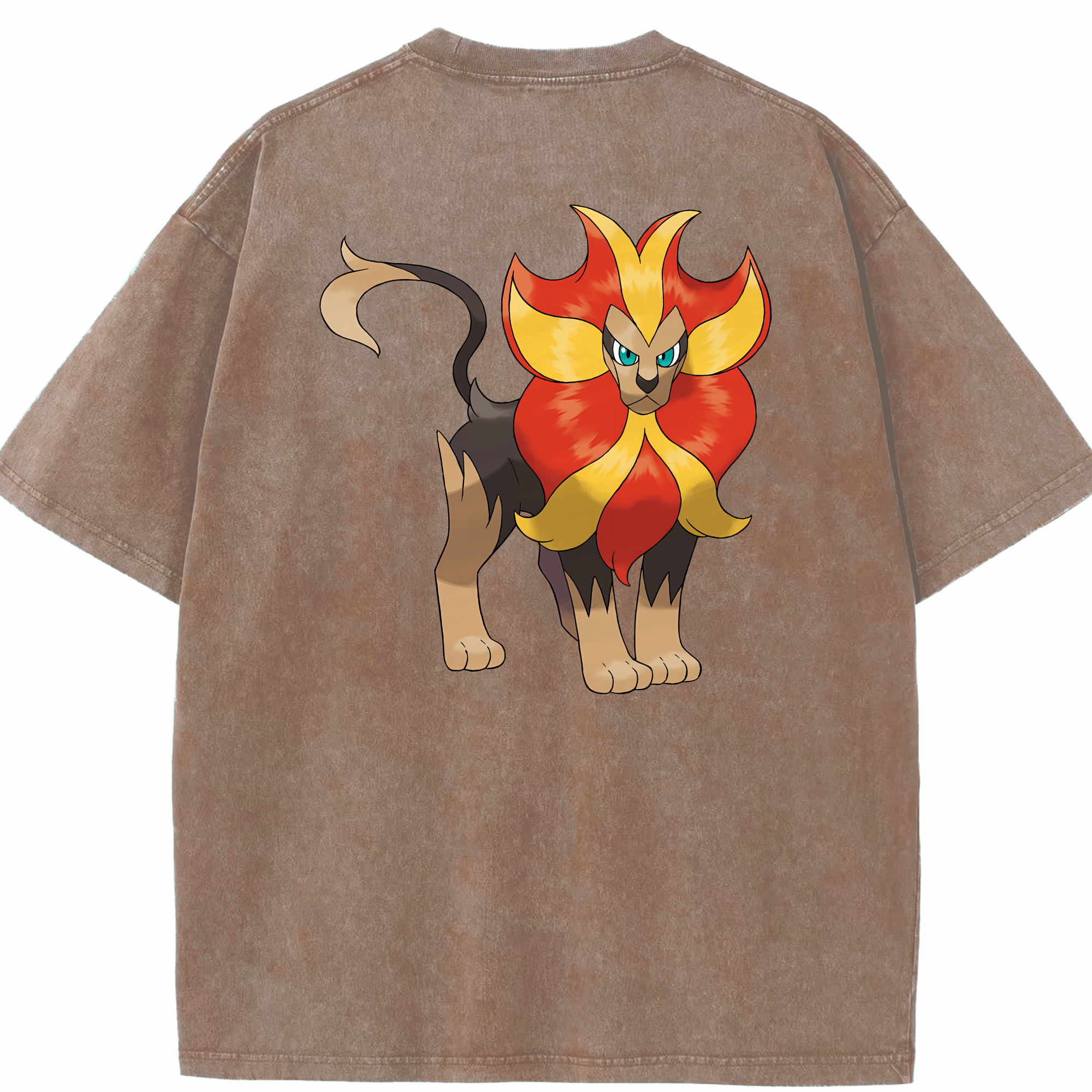 （画像用） ポケットモンスター Pokémon 綿100% ヴィンテージ風 半袖Tシャツ（背面プリント）