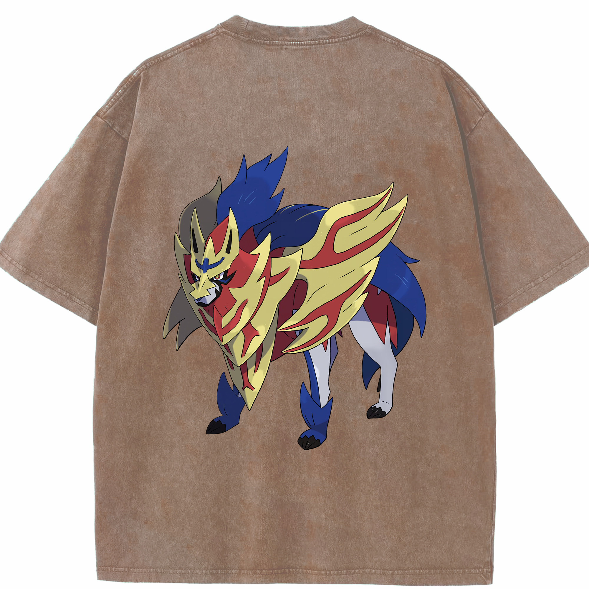 （画像用） ポケットモンスター Pokémon 綿100% ヴィンテージ風 半袖Tシャツ（背面プリント）