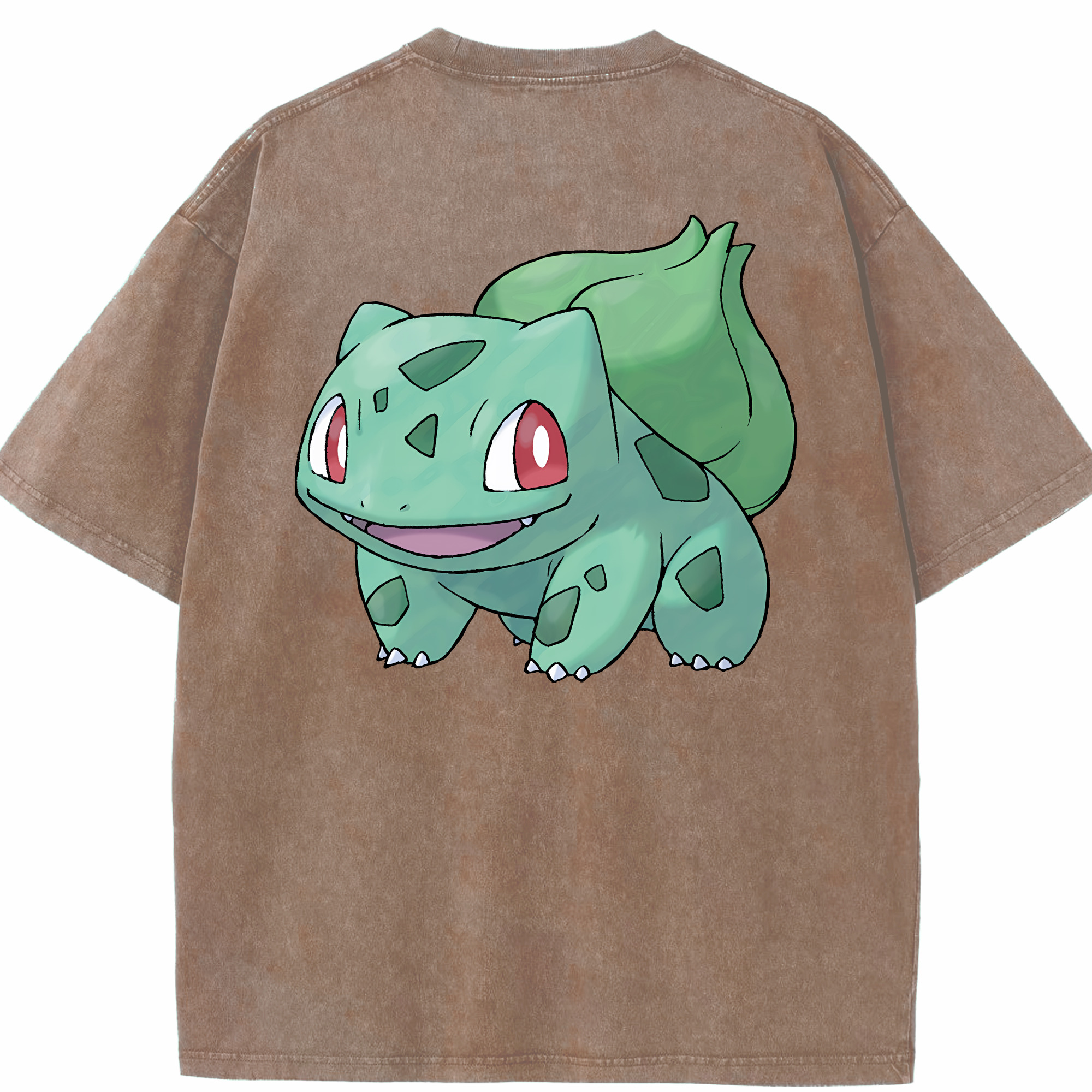 （画像用） ポケットモンスター Pokémon 綿100% ヴィンテージ風 半袖Tシャツ（背面プリント）