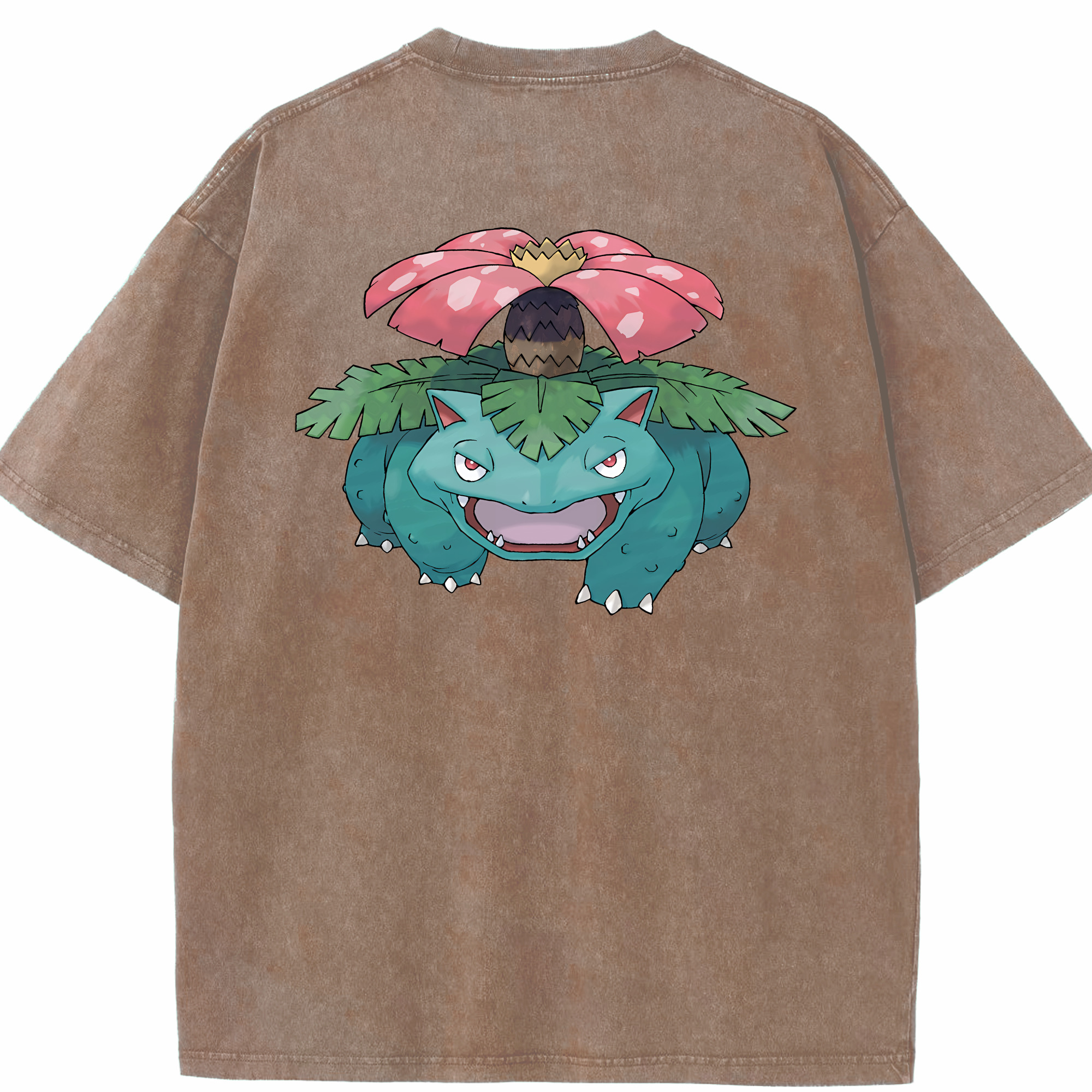 （画像用） ポケットモンスター Pokémon 綿100% ヴィンテージ風 半袖Tシャツ（背面プリント）
