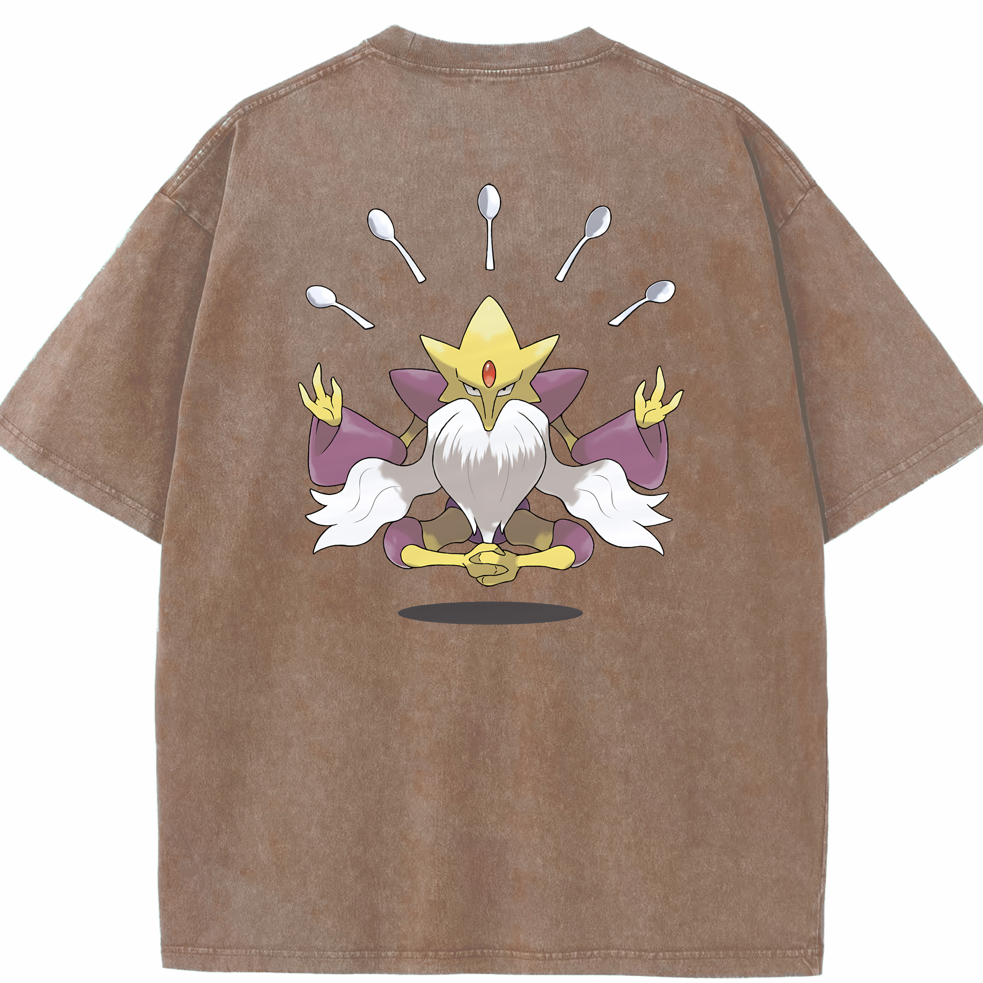 （画像用） ポケットモンスター Pokémon 綿100% ヴィンテージ風 半袖Tシャツ（背面プリント）