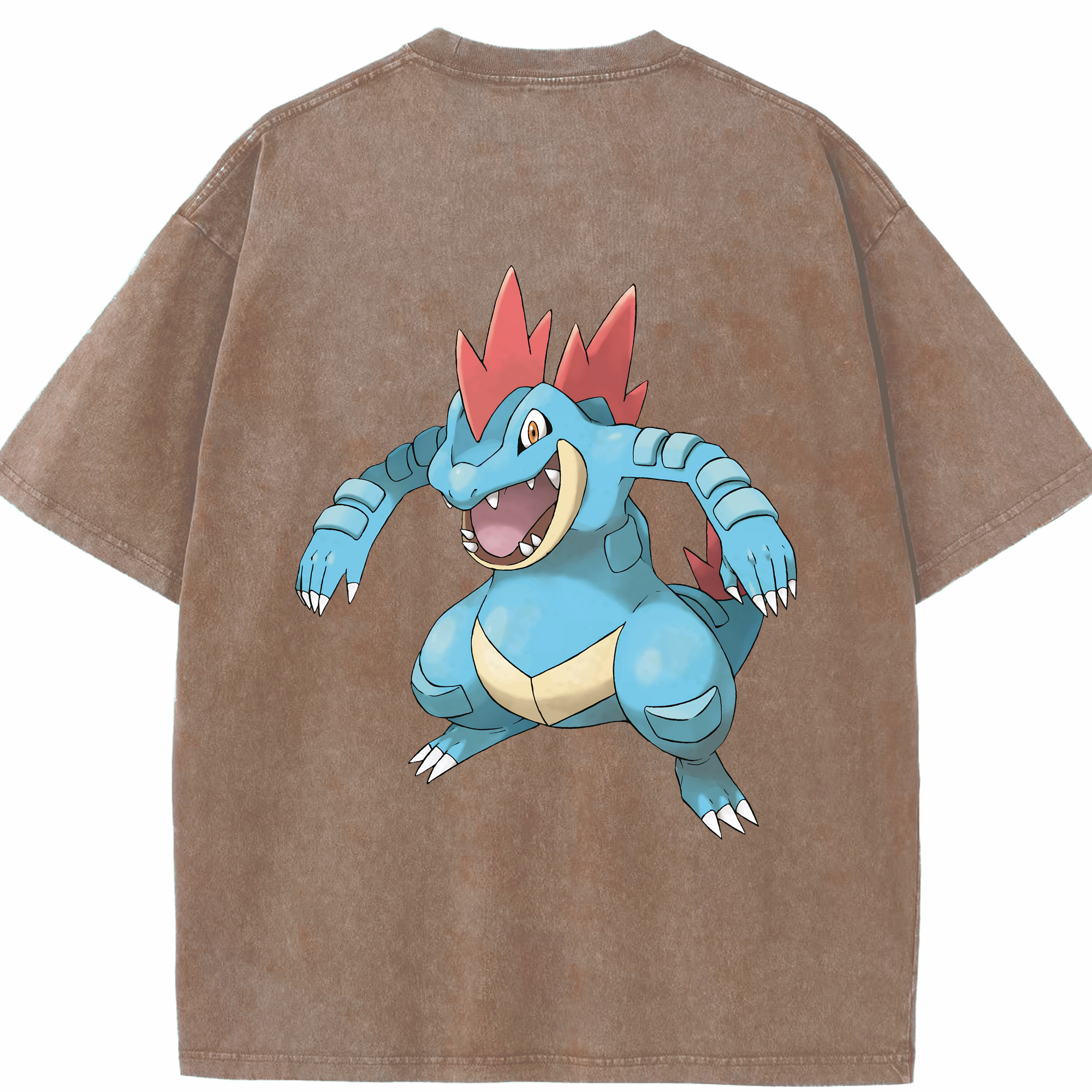 （画像用） ポケットモンスター Pokémon 綿100% ヴィンテージ風 半袖Tシャツ（背面プリント）