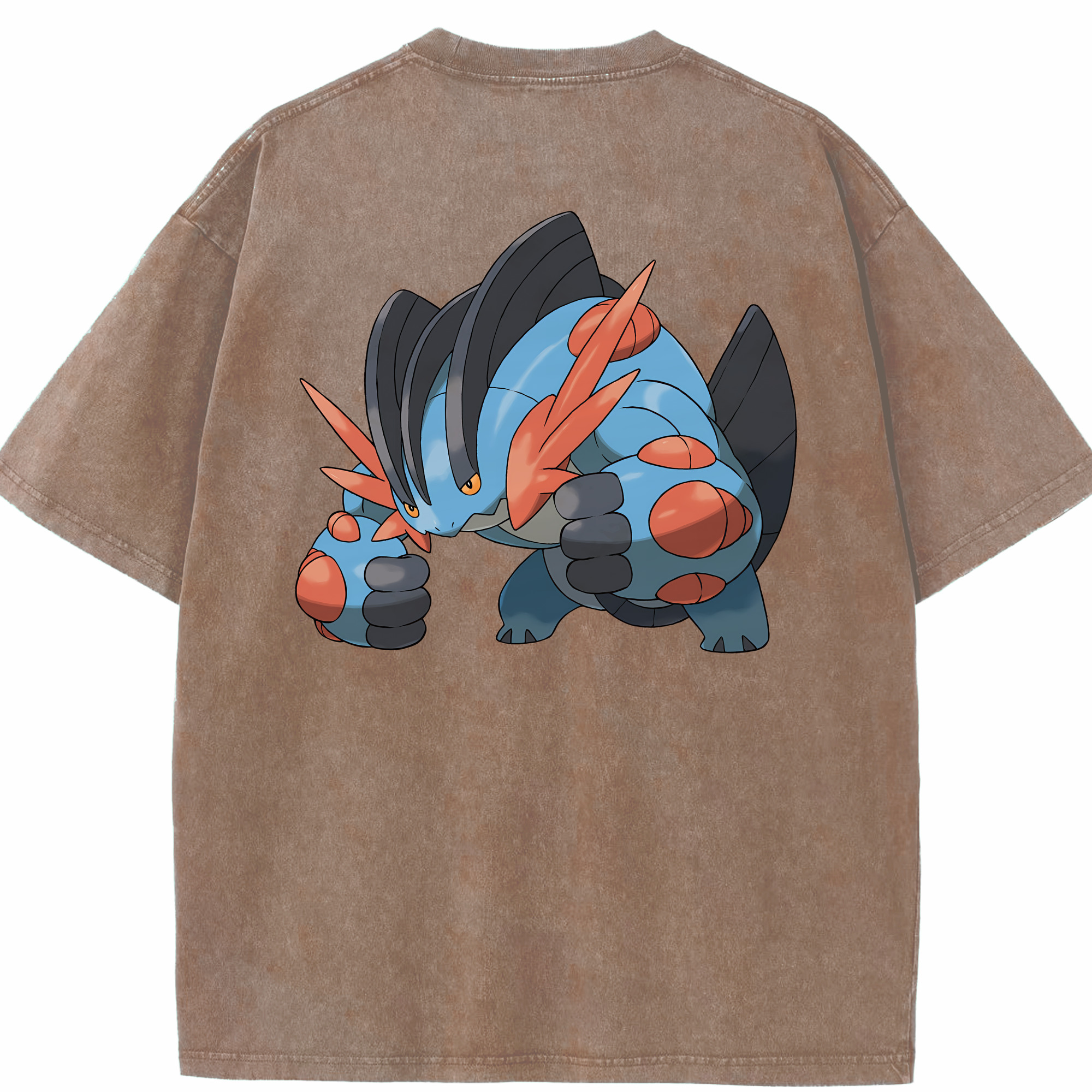 （画像用） ポケットモンスター Pokémon 綿100% ヴィンテージ風 半袖Tシャツ（背面プリント）