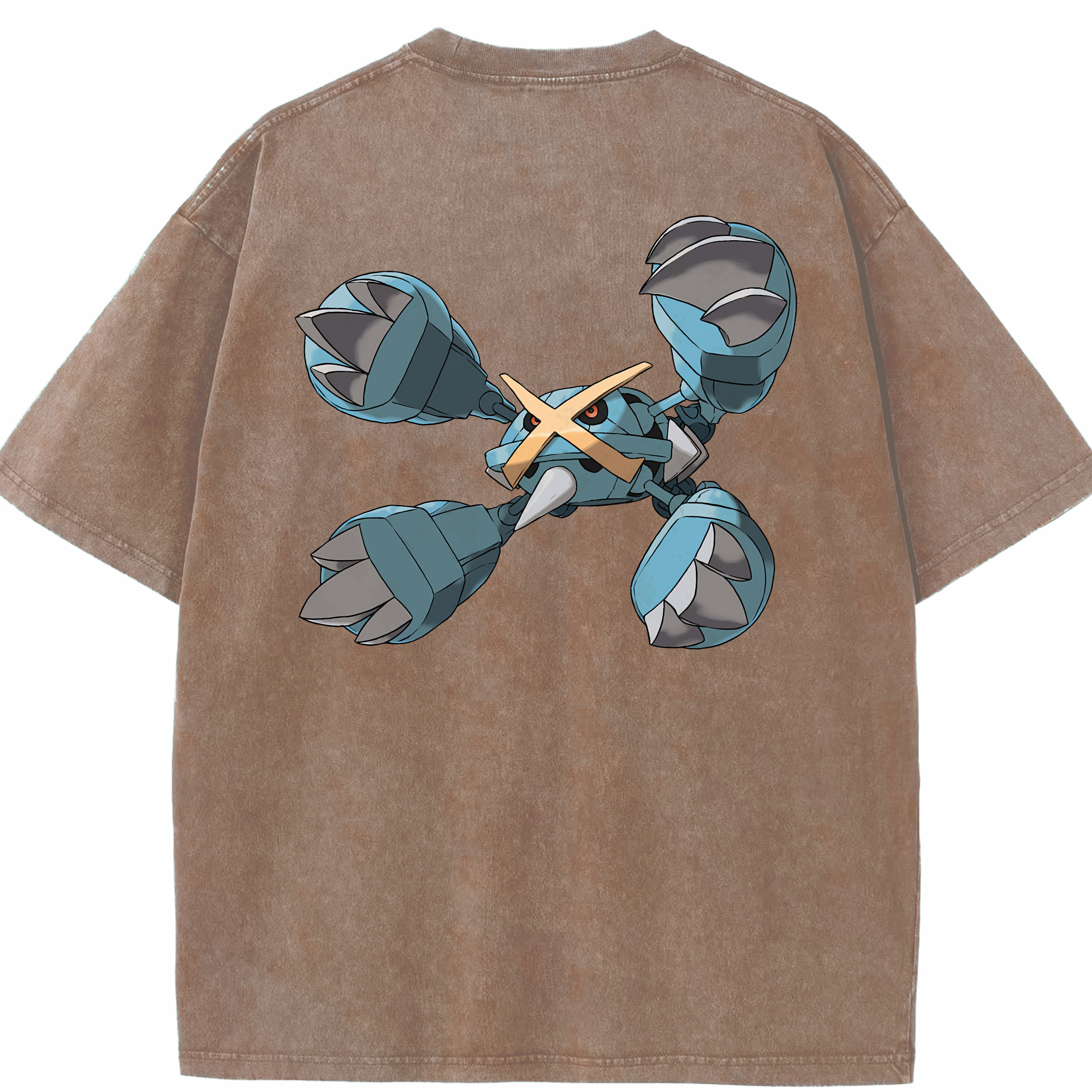 （画像用） ポケットモンスター Pokémon 綿100% ヴィンテージ風 半袖Tシャツ（背面プリント）