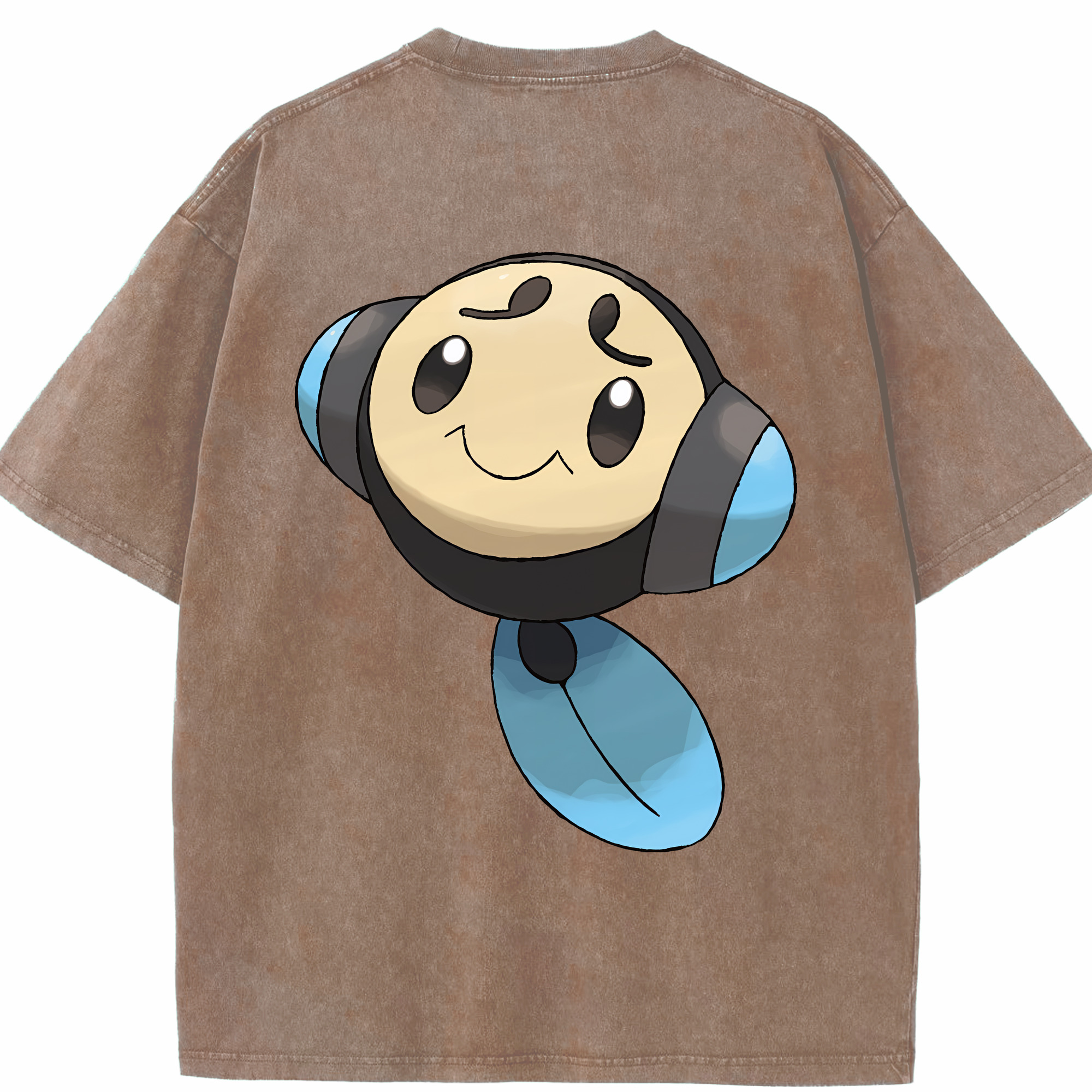 （画像用） ポケットモンスター Pokémon 綿100% ヴィンテージ風 半袖Tシャツ（背面プリント）