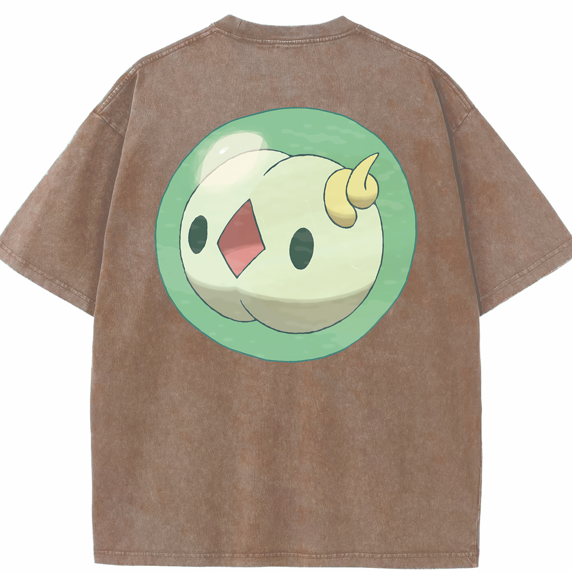 （画像用） ポケットモンスター Pokémon 綿100% ヴィンテージ風 半袖Tシャツ（背面プリント）