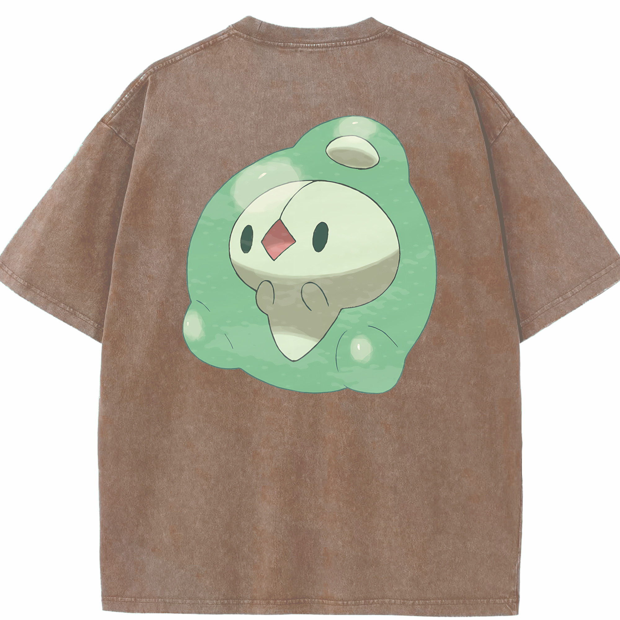 （画像用） ポケットモンスター Pokémon 綿100% ヴィンテージ風 半袖Tシャツ（背面プリント）