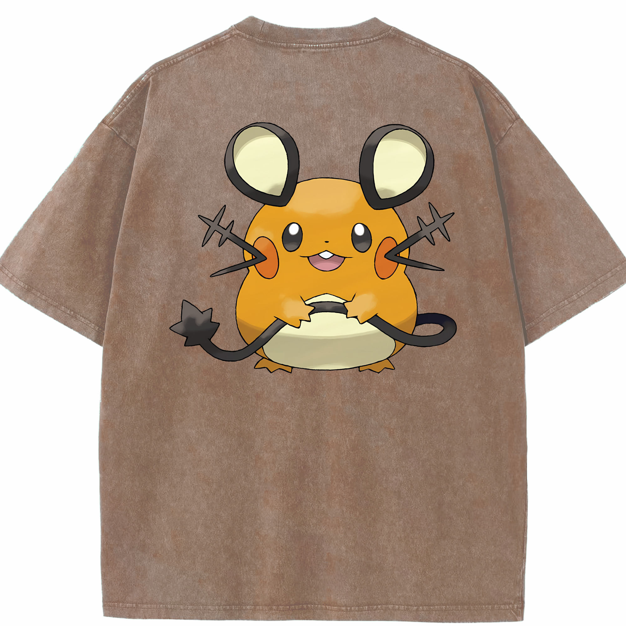 （画像用） ポケットモンスター Pokémon 綿100% ヴィンテージ風 半袖Tシャツ（背面プリント）