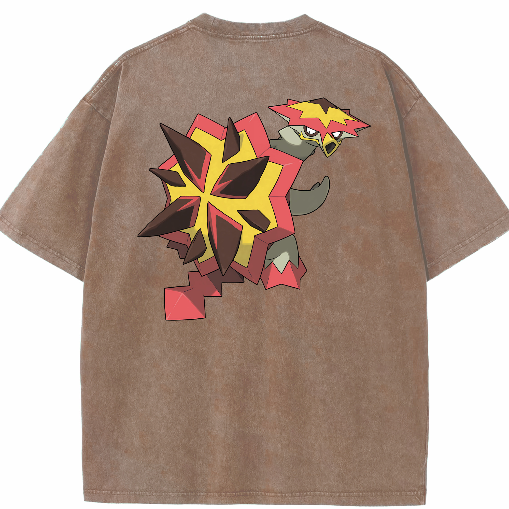 （画像用） ポケットモンスター Pokémon 綿100% ヴィンテージ風 半袖Tシャツ（背面プリント）