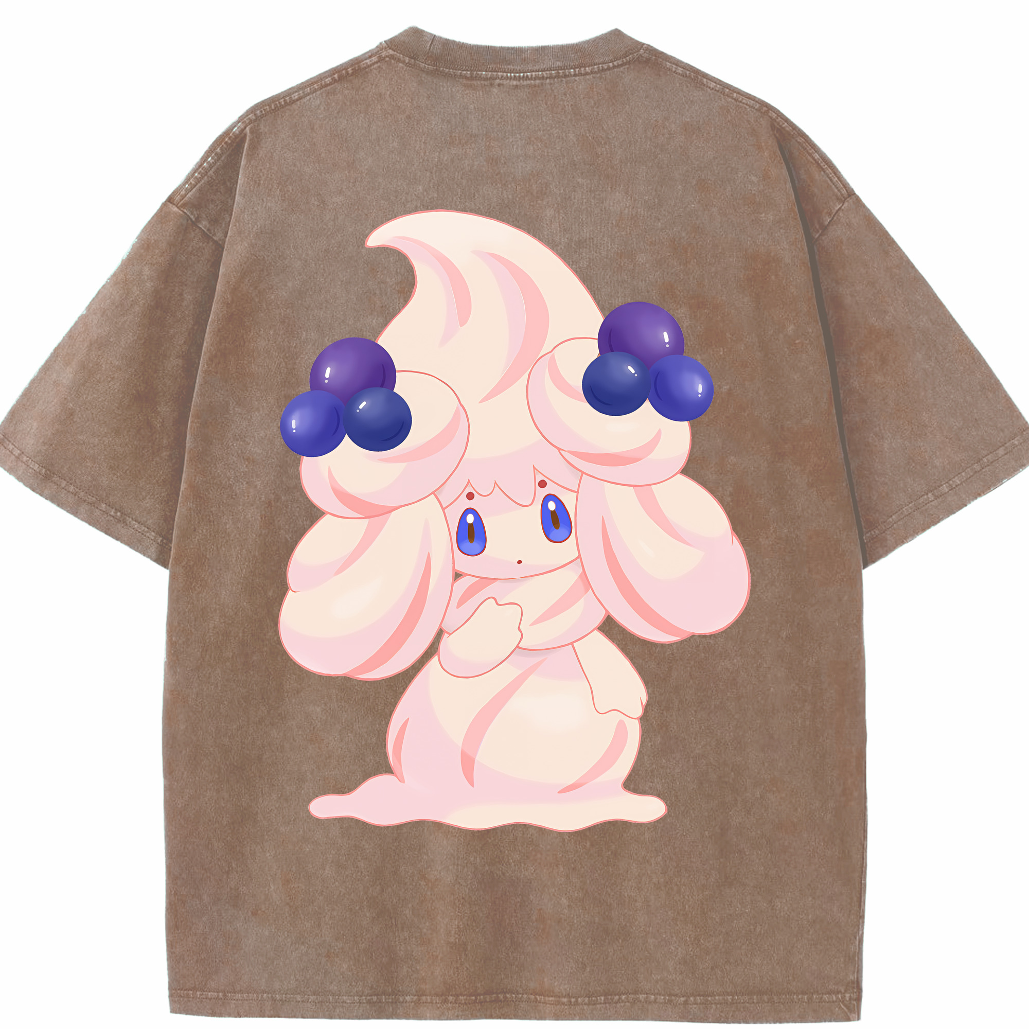 （画像用） ポケットモンスター Pokémon 綿100% ヴィンテージ風 半袖Tシャツ（背面プリント）