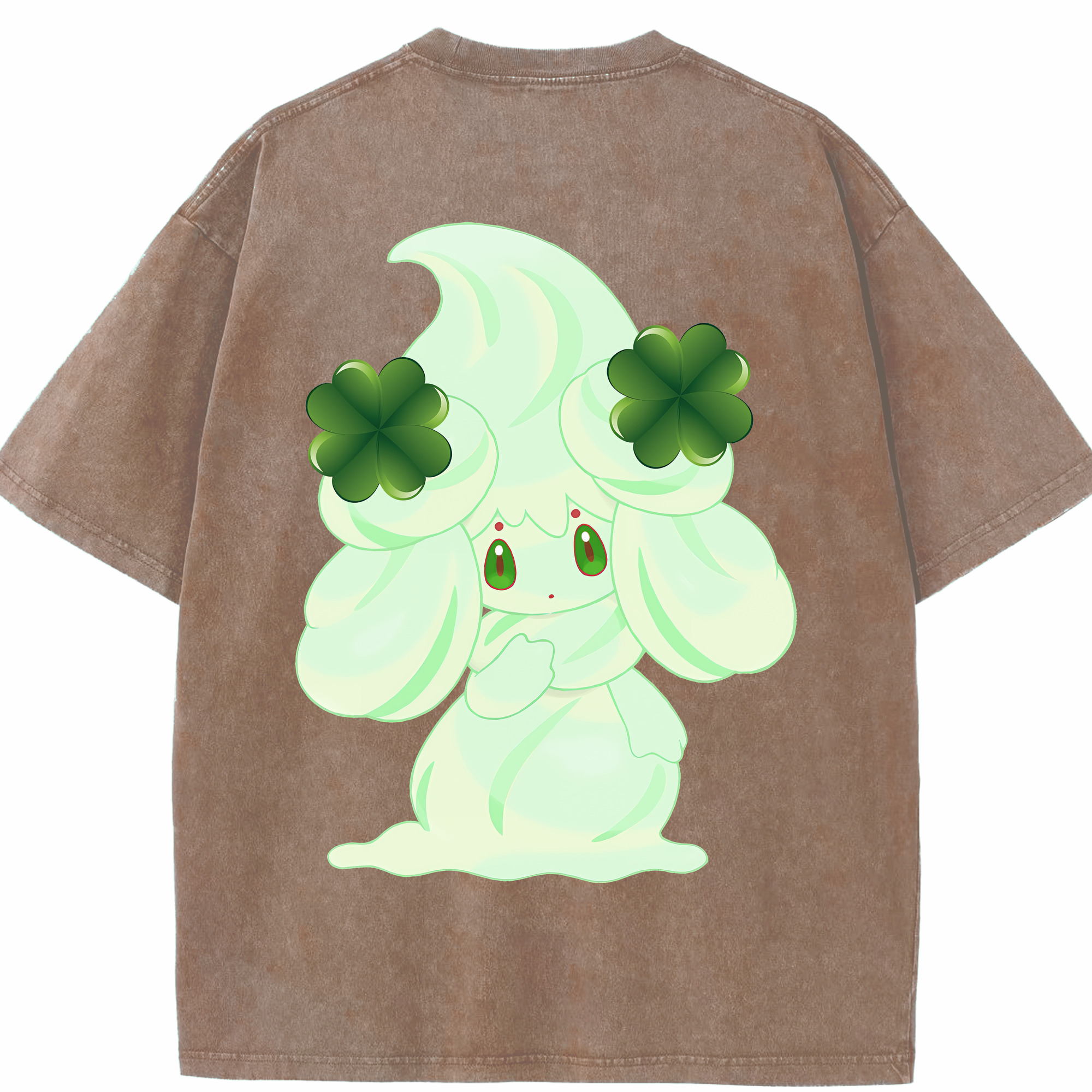 （画像用） ポケットモンスター Pokémon 綿100% ヴィンテージ風 半袖Tシャツ（背面プリント）