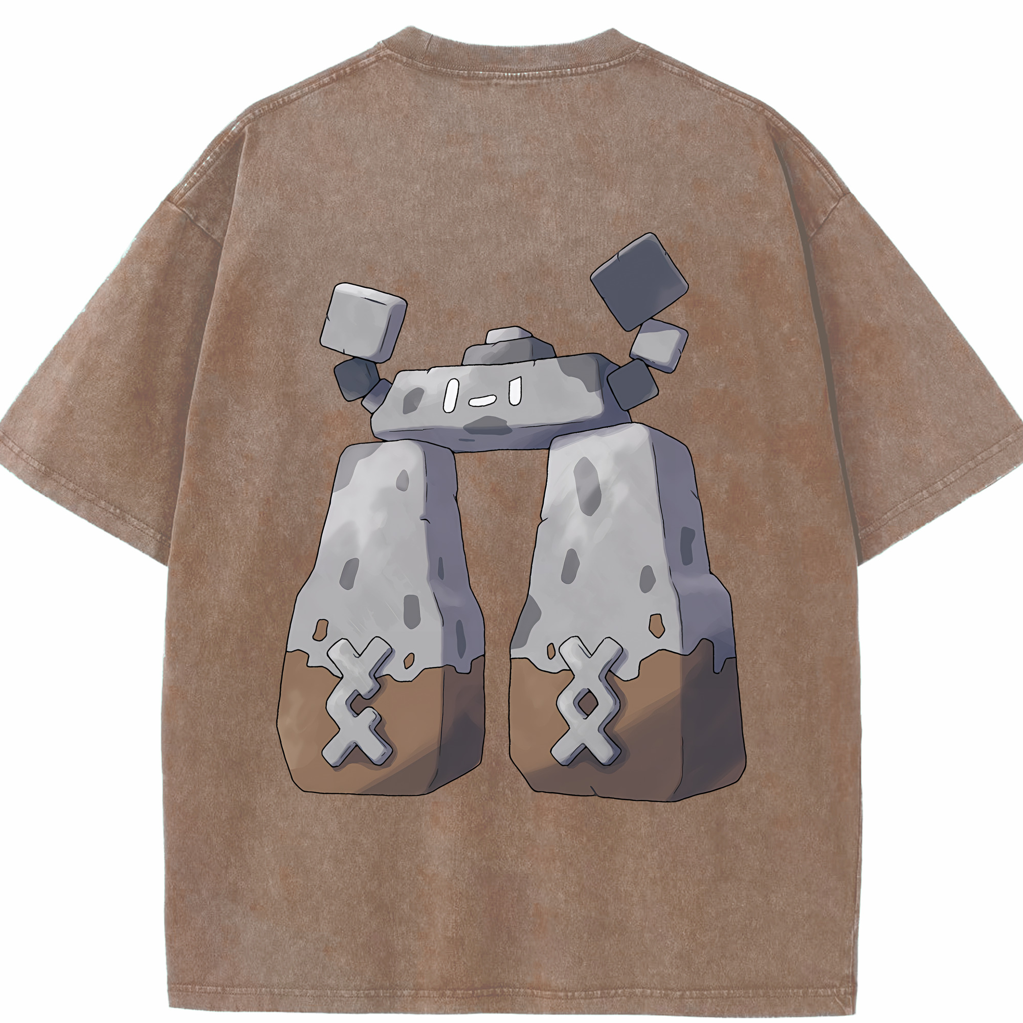 （画像用） ポケットモンスター Pokémon 綿100% ヴィンテージ風 半袖Tシャツ（背面プリント）