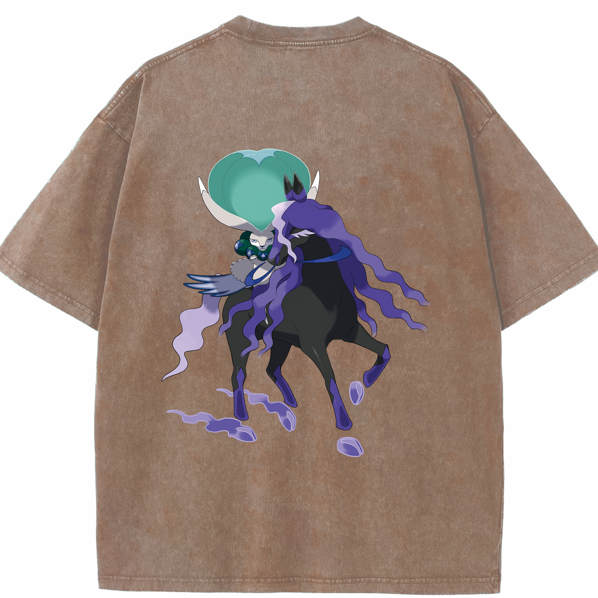 （画像用） ポケットモンスター Pokémon 綿100% ヴィンテージ風 半袖Tシャツ（背面プリント）
