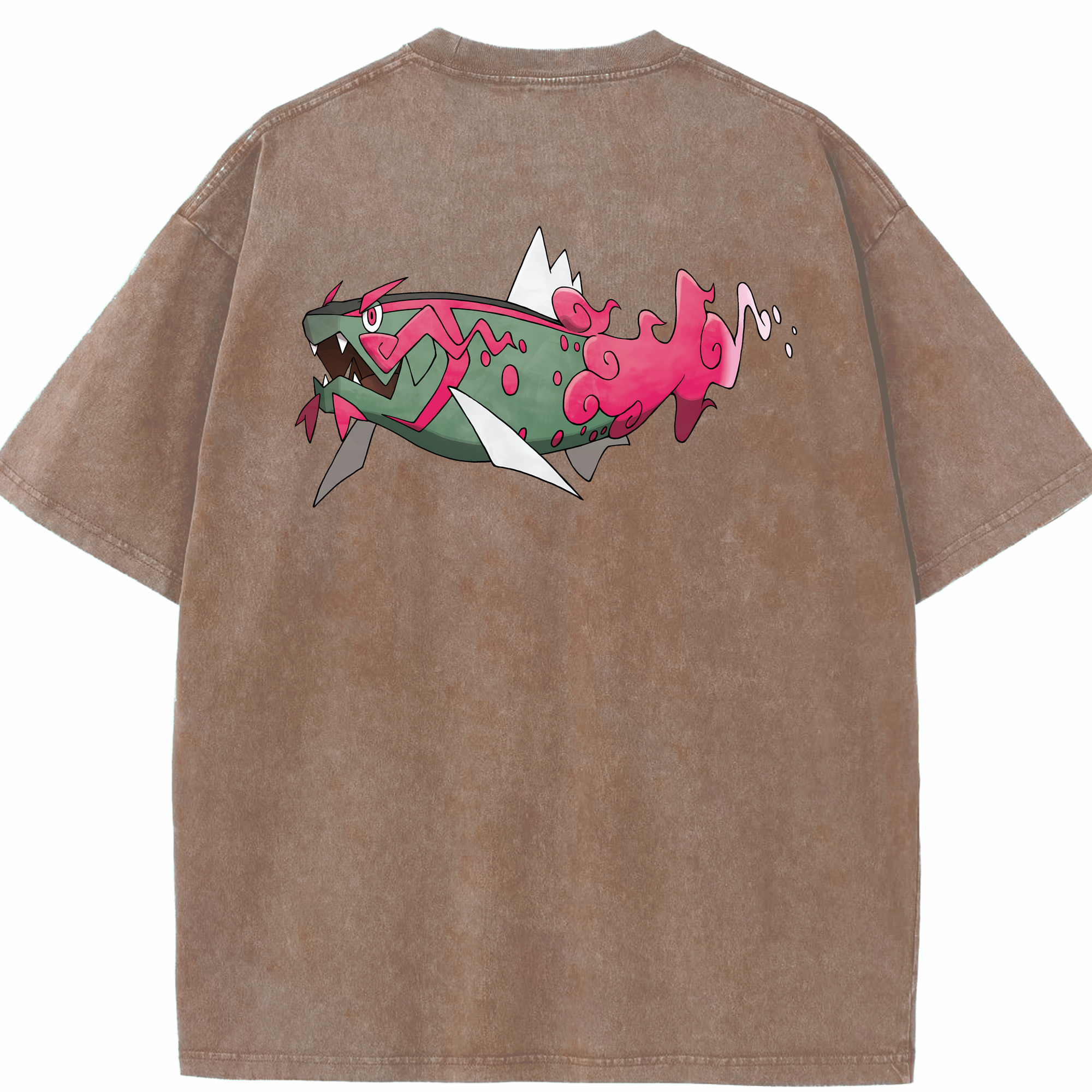 （画像用） ポケットモンスター Pokémon 綿100% ヴィンテージ風 半袖Tシャツ（背面プリント）