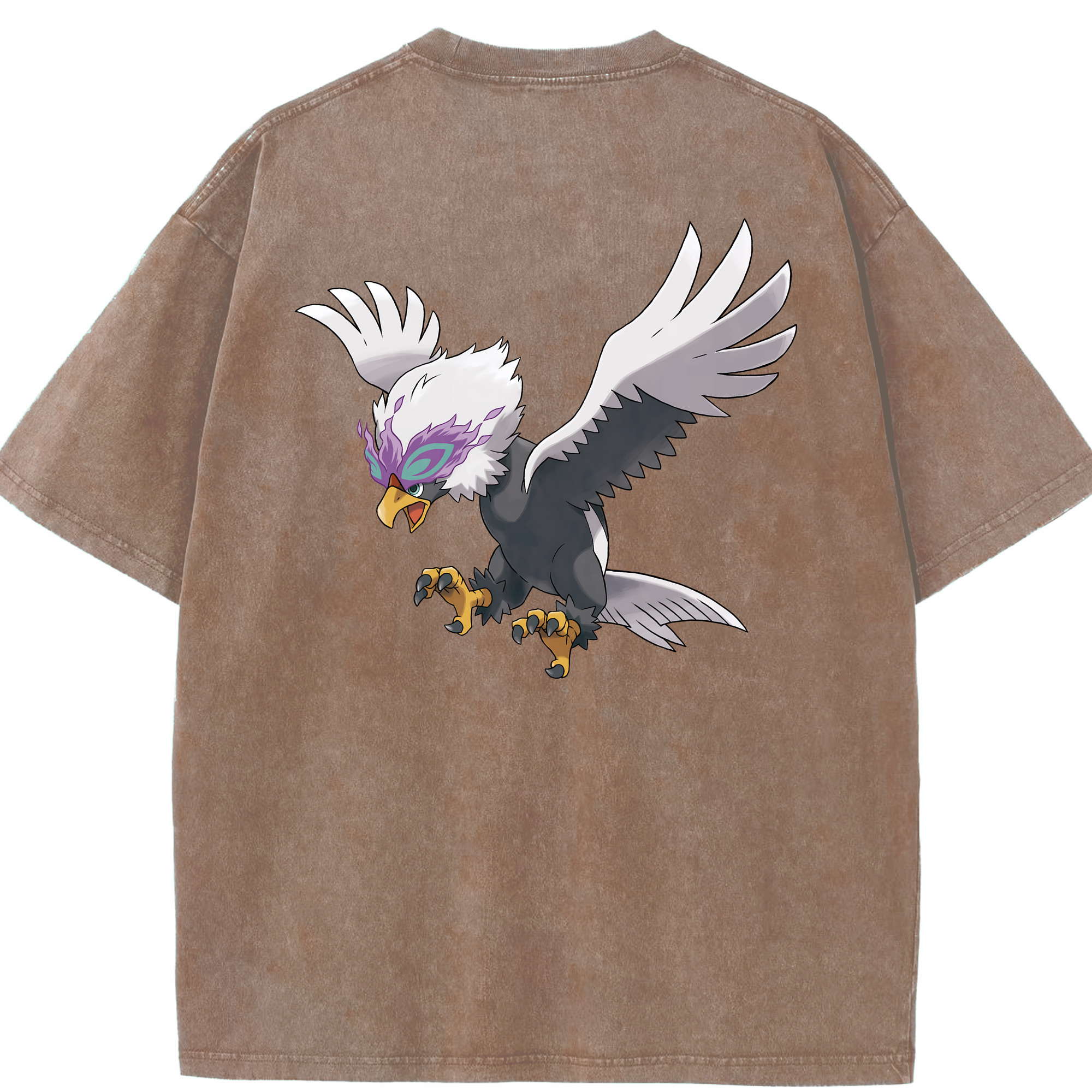 （画像用） ポケットモンスター Pokémon 綿100% ヴィンテージ風 半袖Tシャツ（背面プリント）