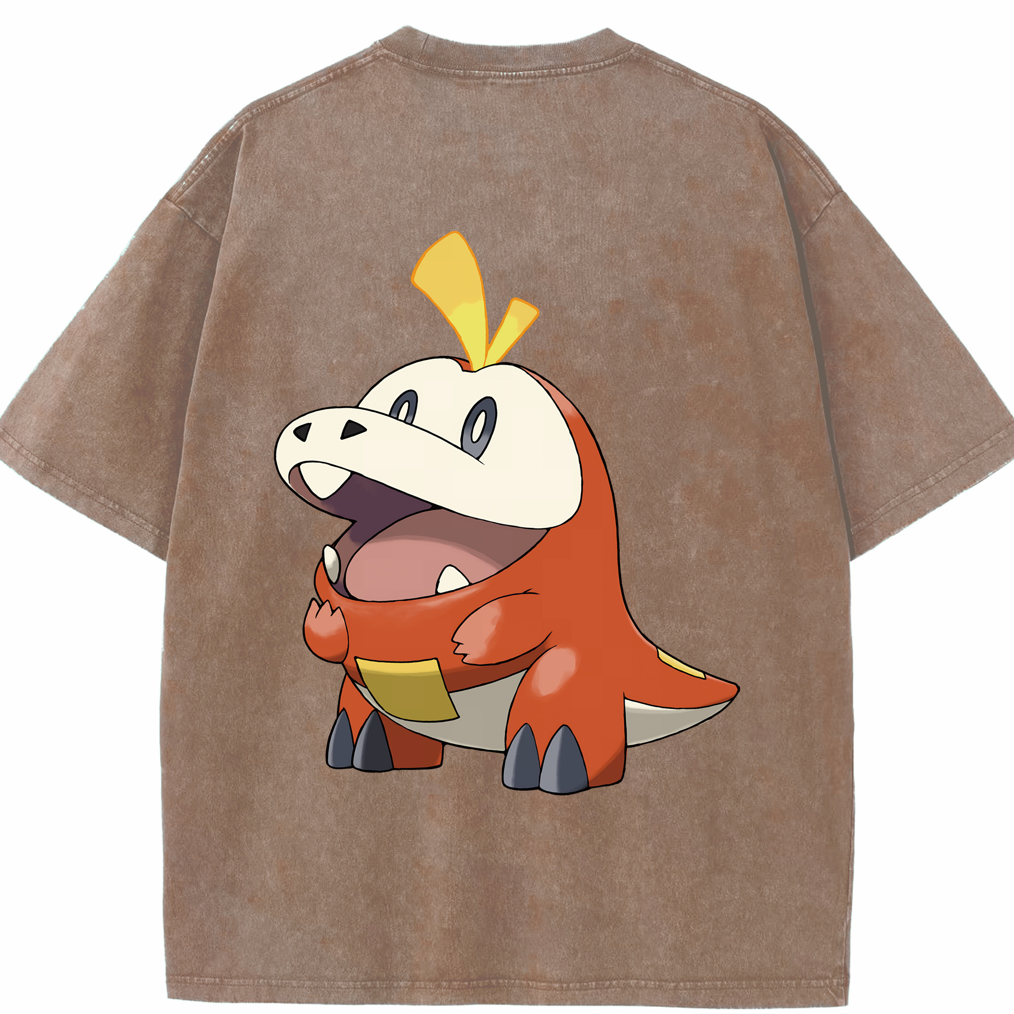 （画像用） ポケットモンスター Pokémon 綿100% ヴィンテージ風 半袖Tシャツ（背面プリント）