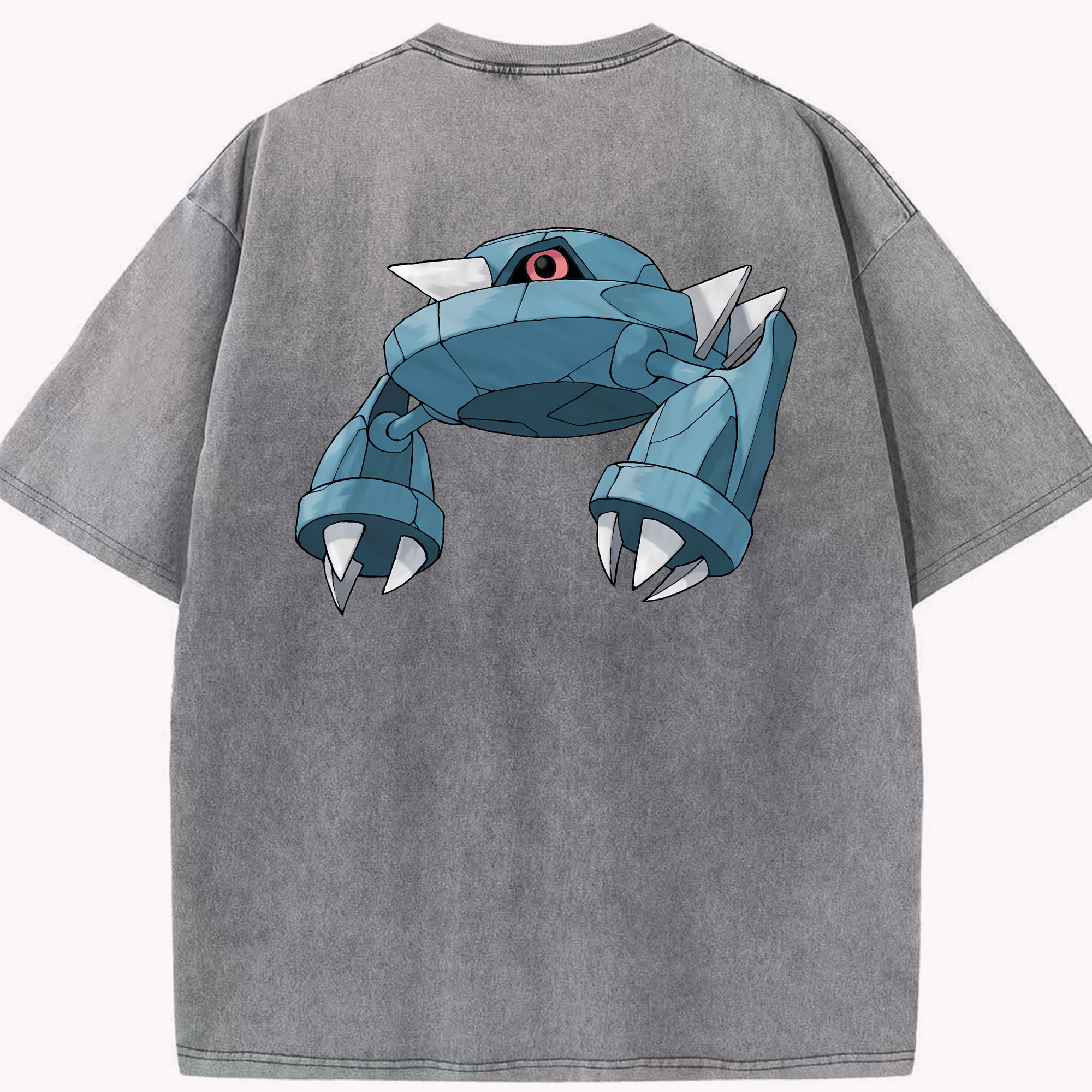 （画像用） ポケットモンスター Pokémon 綿100% ヴィンテージ風 半袖Tシャツ（背面プリント）