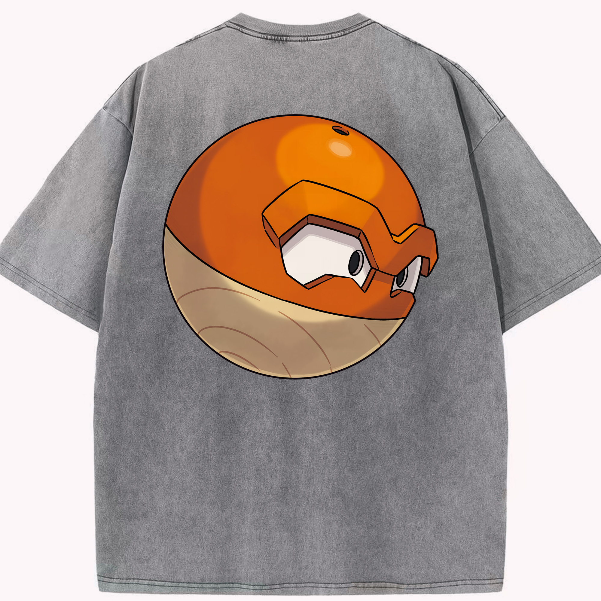 （画像用） ポケットモンスター Pokémon 綿100% ヴィンテージ風 半袖Tシャツ（背面プリント）