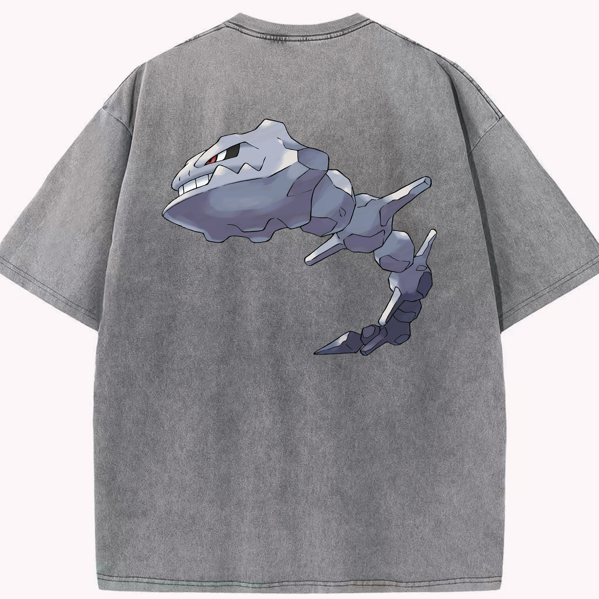 （画像用） ポケットモンスター Pokémon 綿100% ヴィンテージ風 半袖Tシャツ（背面プリント）