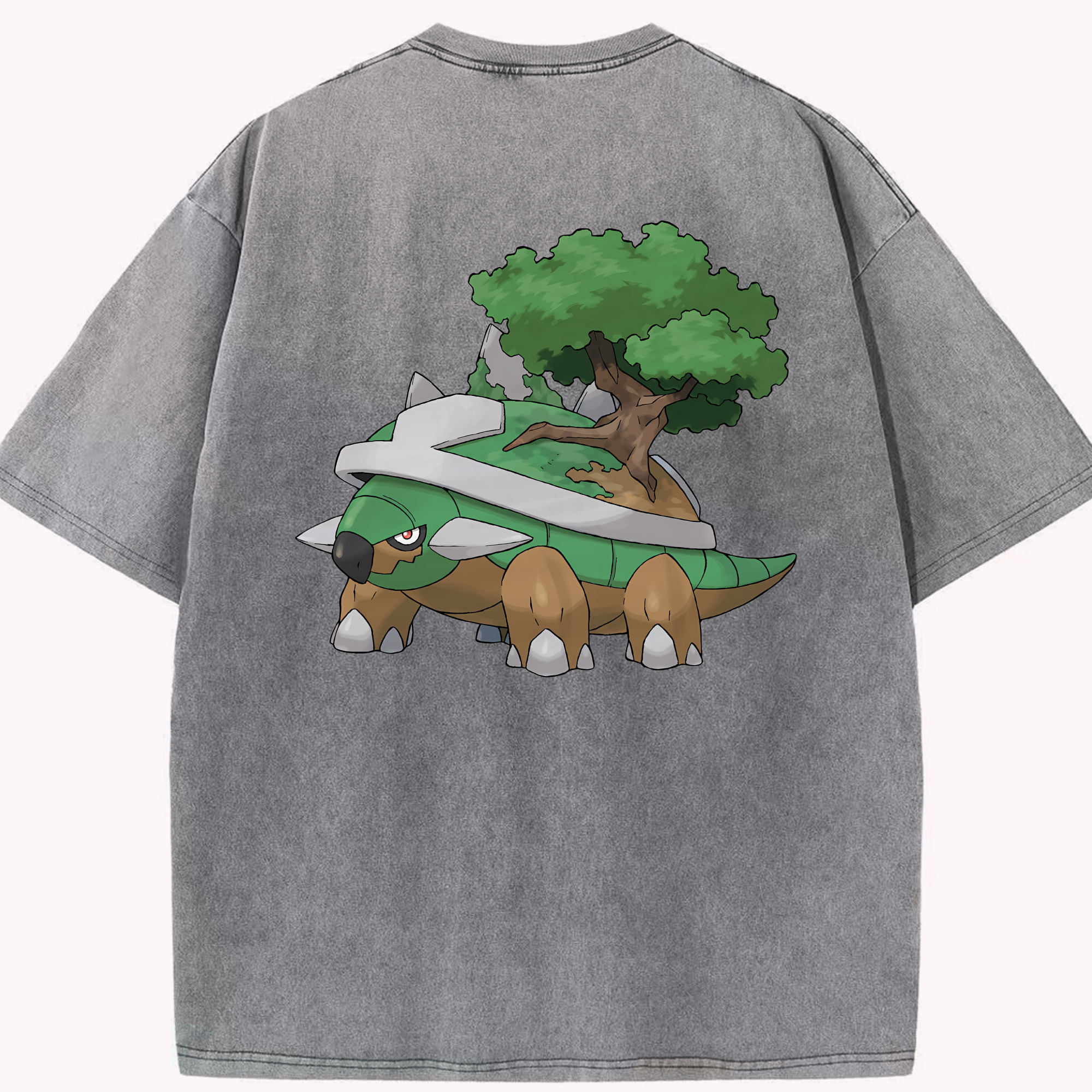 （画像用） ポケットモンスター Pokémon 綿100% ヴィンテージ風 半袖Tシャツ（背面プリント）