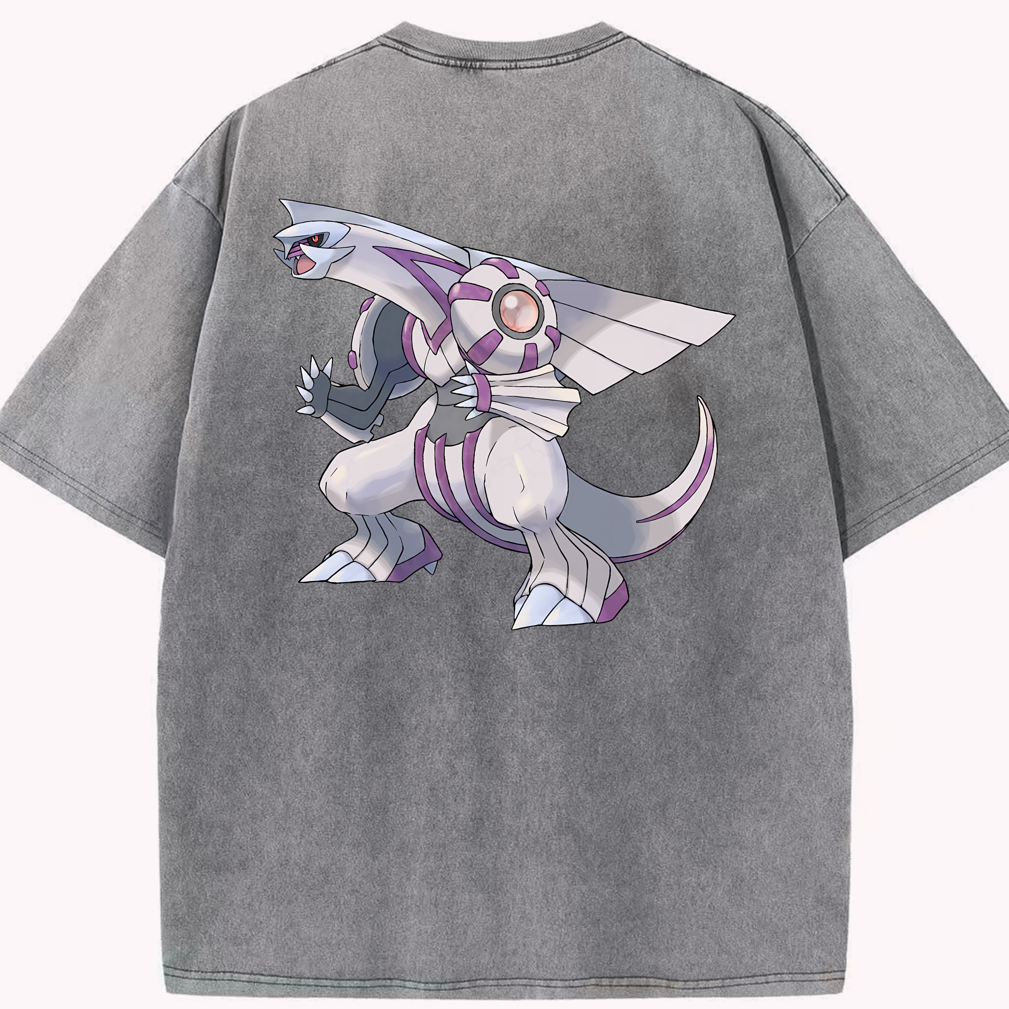 （画像用） ポケットモンスター Pokémon 綿100% ヴィンテージ風 半袖Tシャツ（背面プリント）