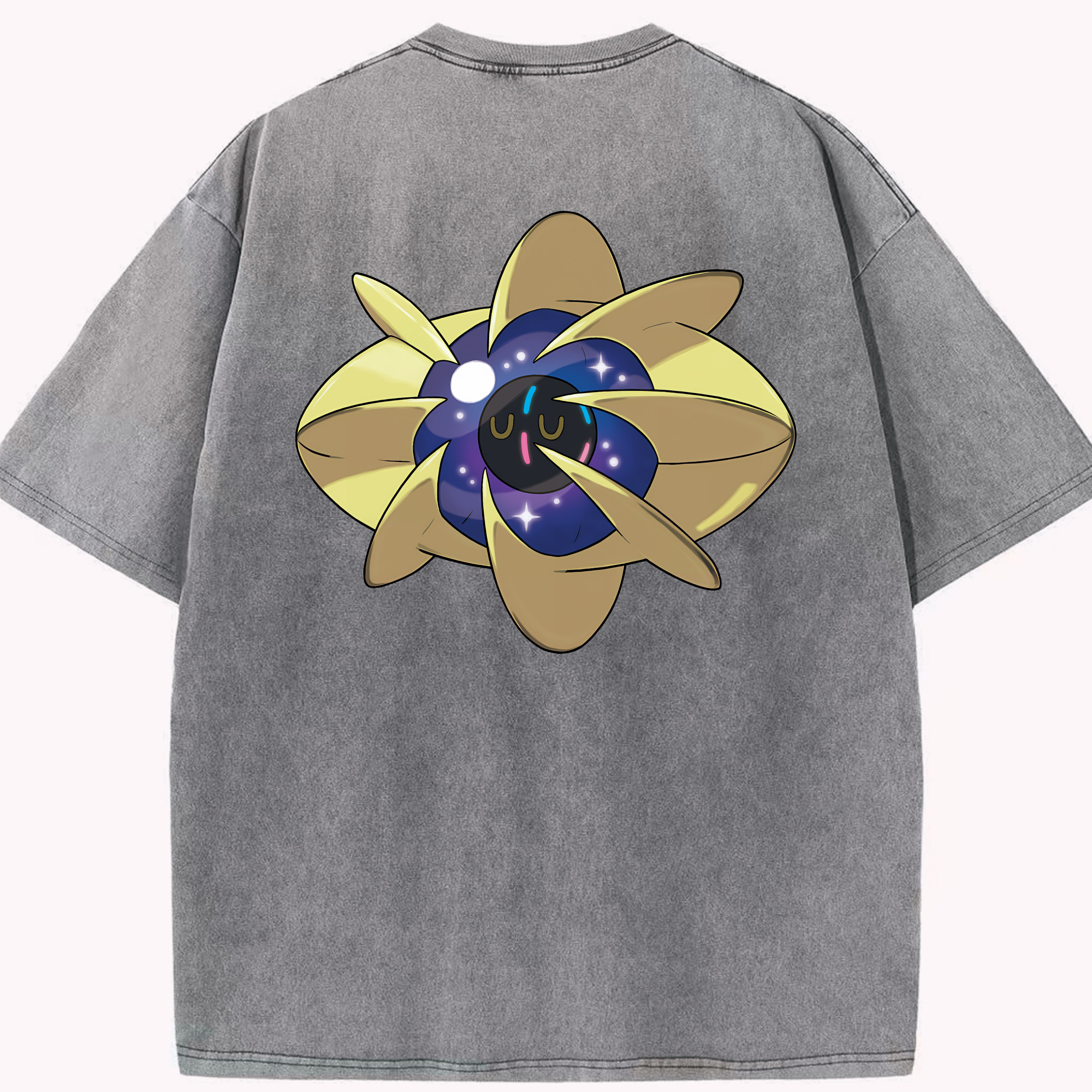 （画像用） ポケットモンスター Pokémon 綿100% ヴィンテージ風 半袖Tシャツ（背面プリント）