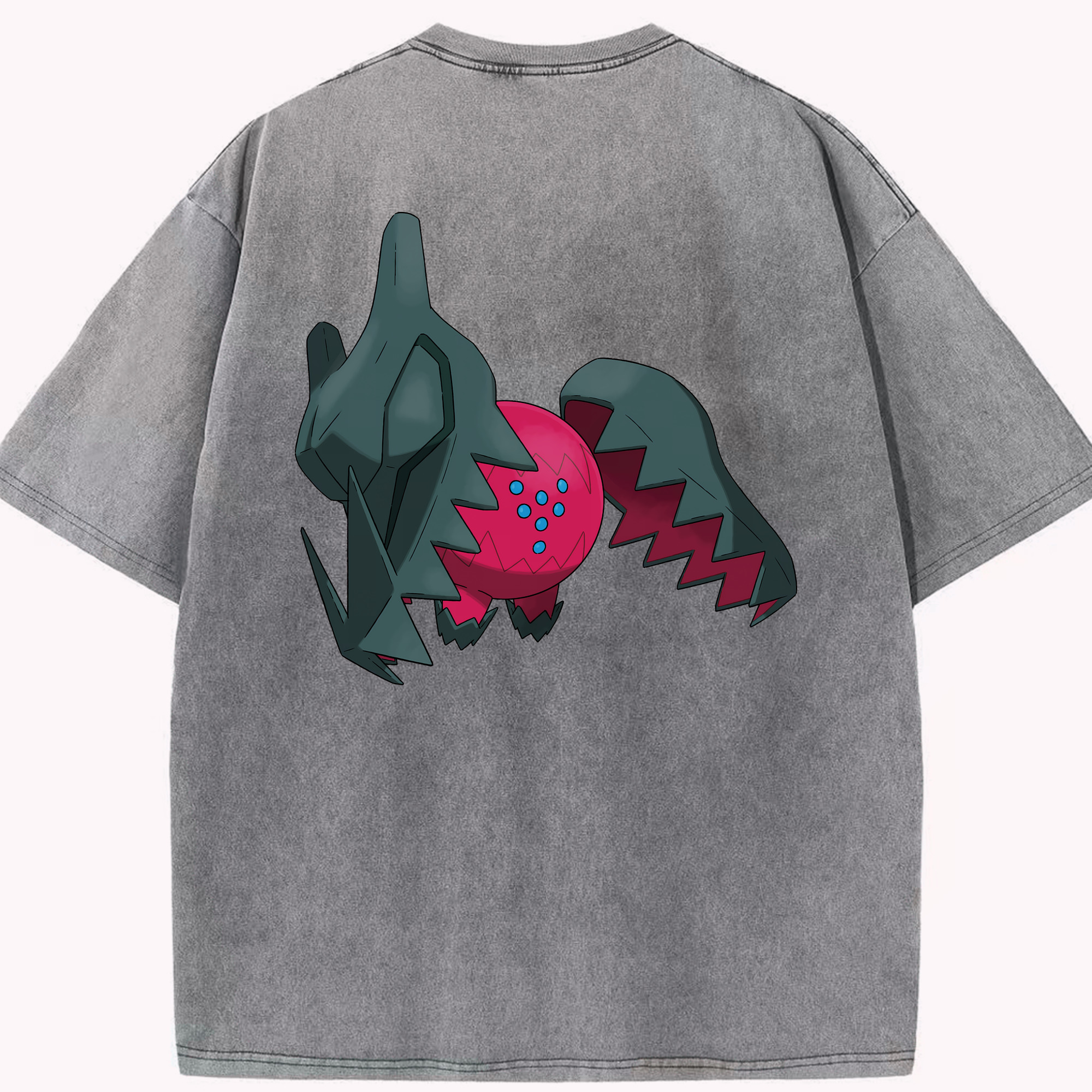 （画像用） ポケットモンスター Pokémon 綿100% ヴィンテージ風 半袖Tシャツ（背面プリント）