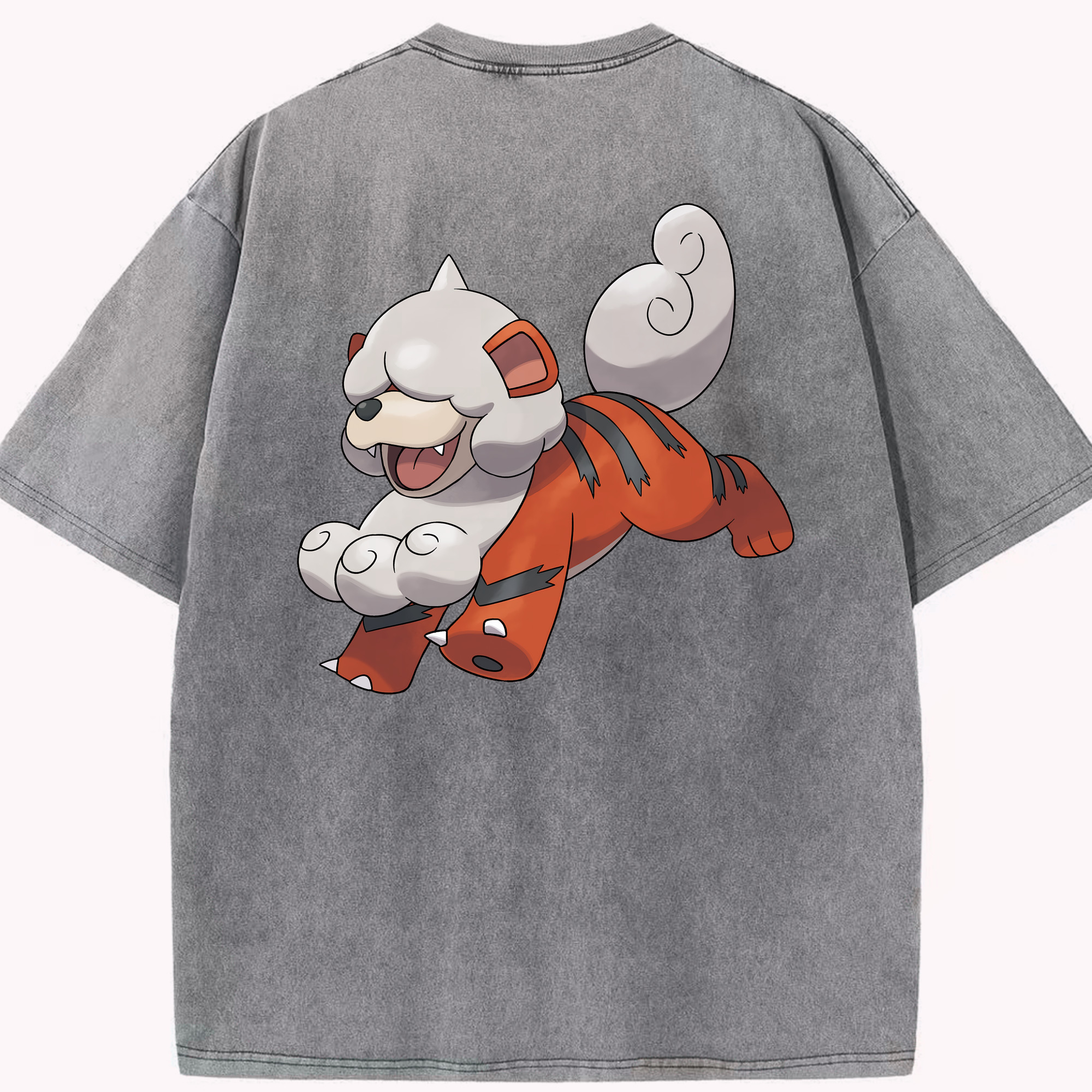 （画像用） ポケットモンスター Pokémon 綿100% ヴィンテージ風 半袖Tシャツ（背面プリント）