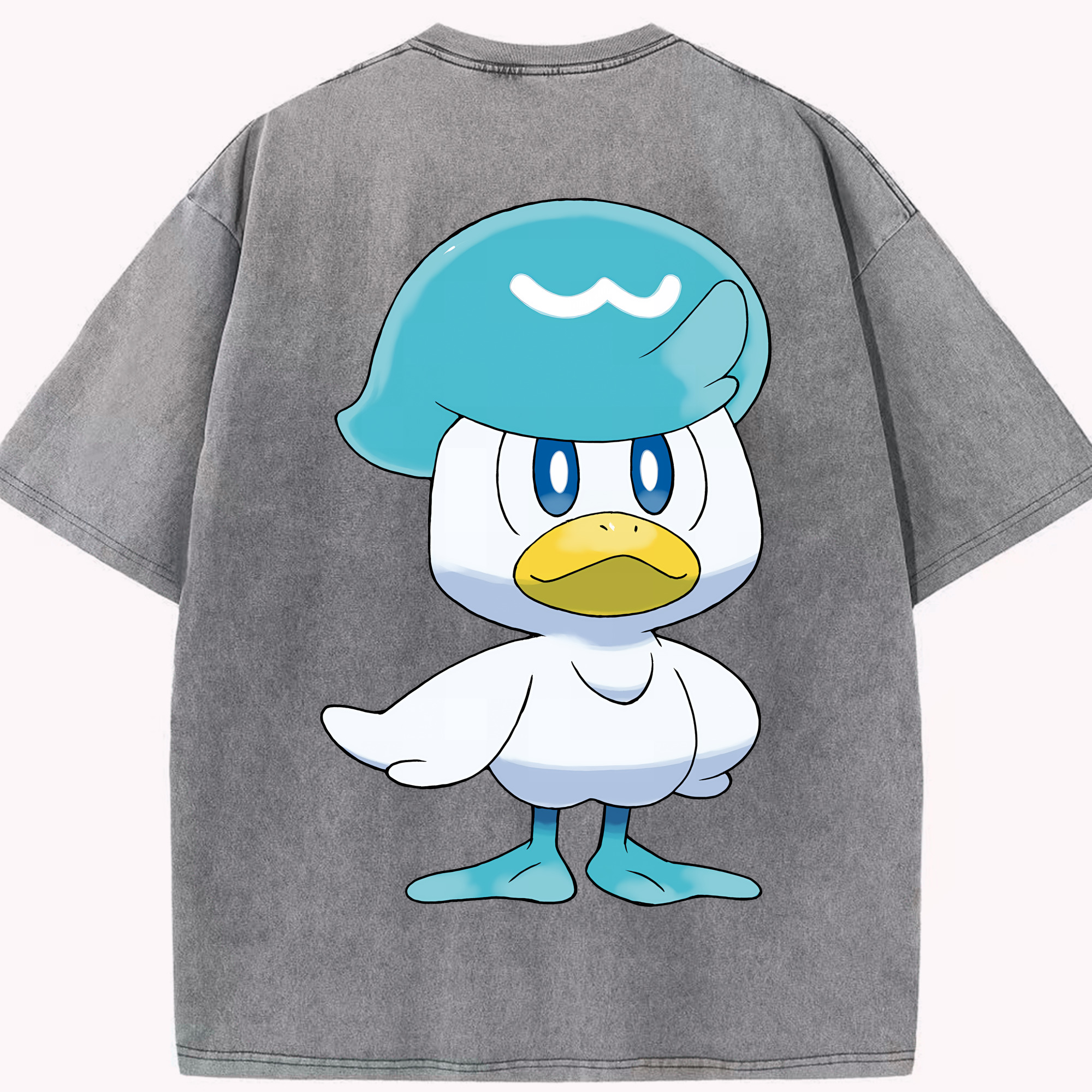 （画像用） ポケットモンスター Pokémon 綿100% ヴィンテージ風 半袖Tシャツ（背面プリント）