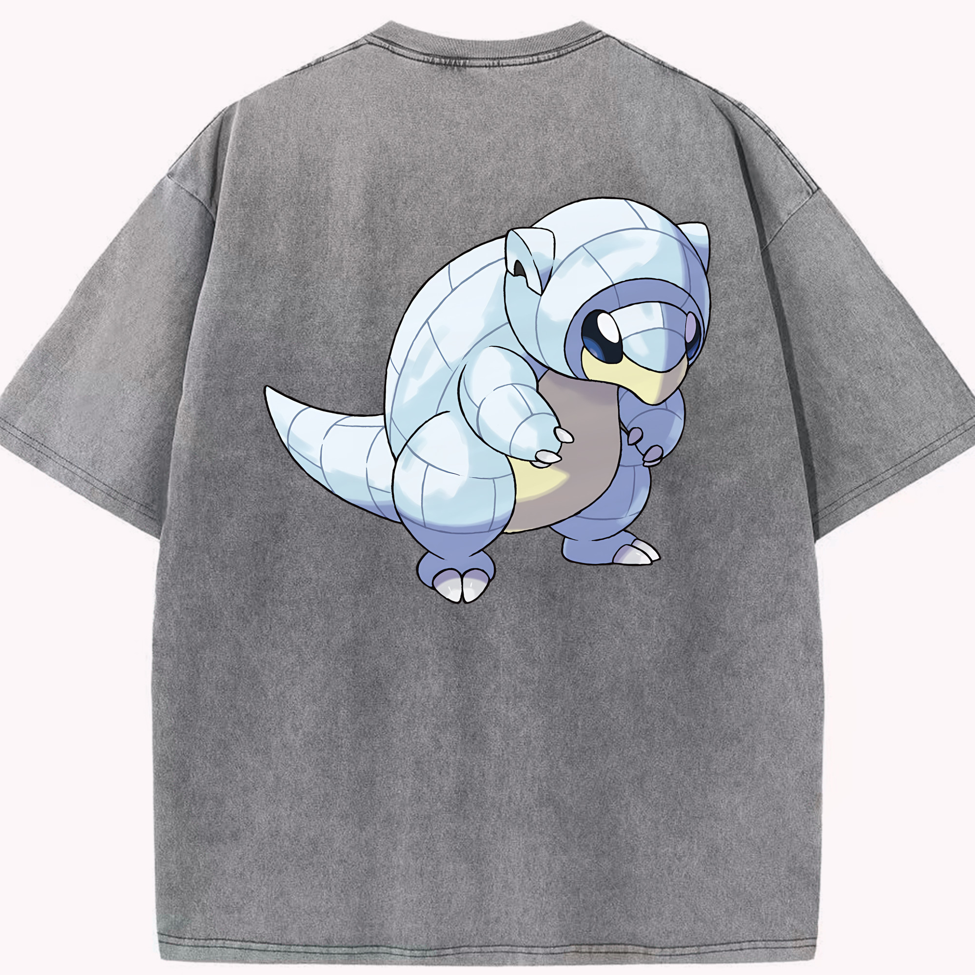 （画像用） ポケットモンスター Pokémon 綿100% ヴィンテージ風 半袖Tシャツ（背面プリント）