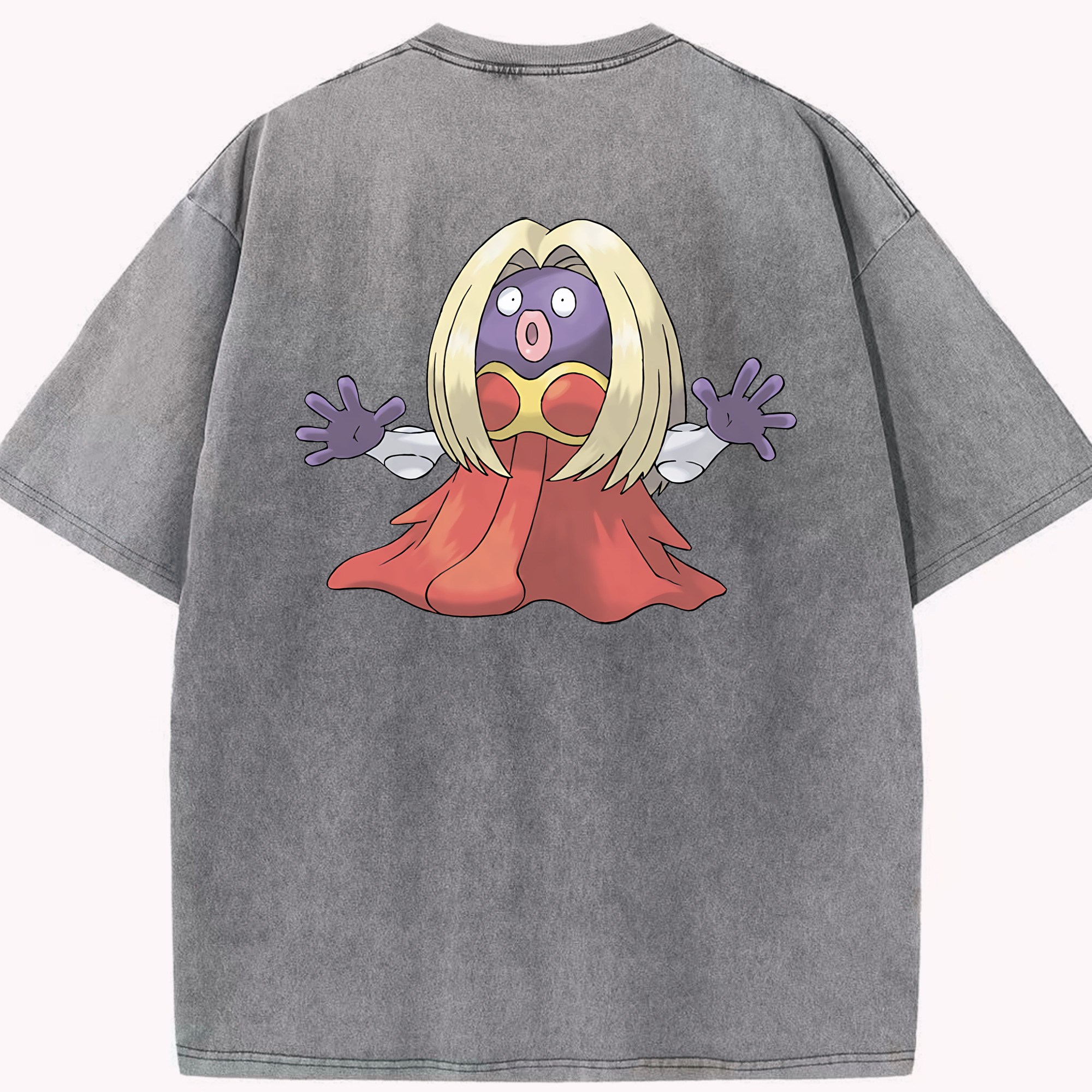 （画像用） ポケットモンスター Pokémon 綿100% ヴィンテージ風 半袖Tシャツ（背面プリント）