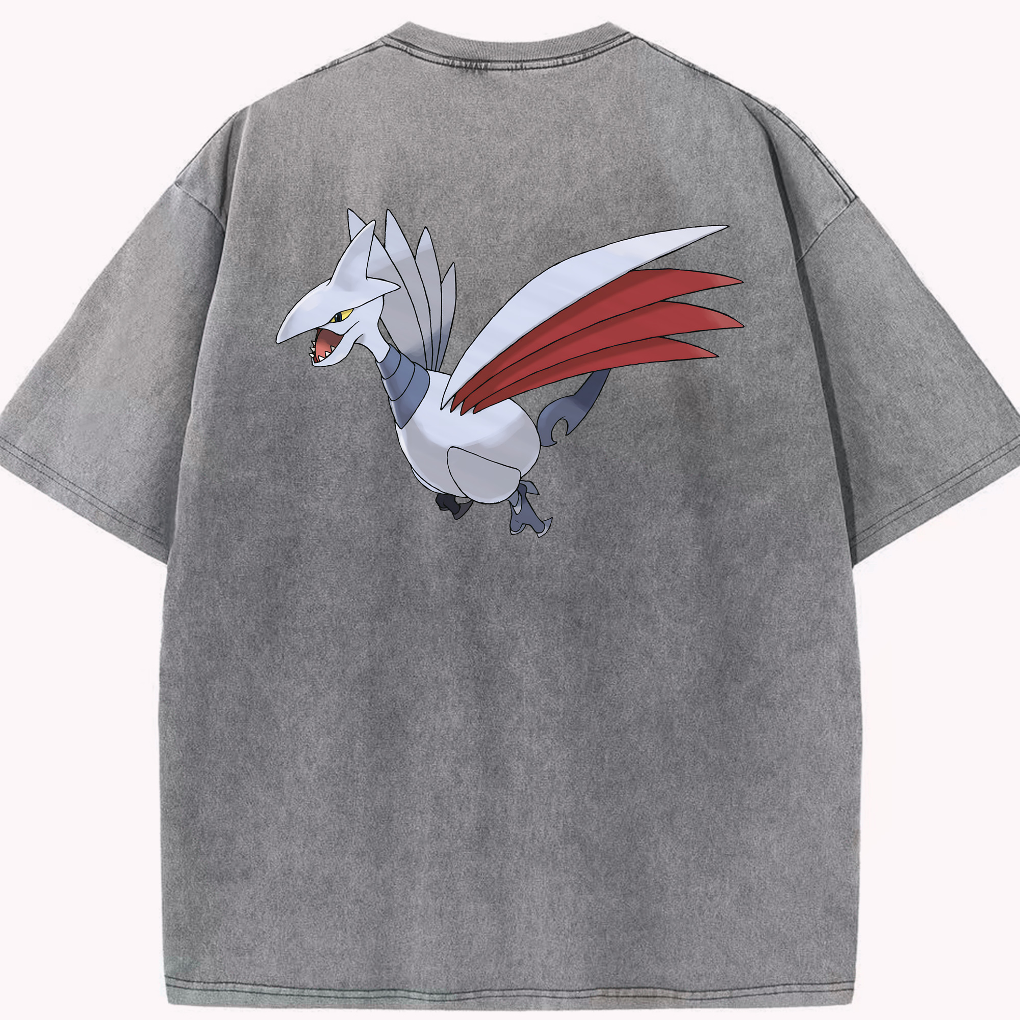 （画像用） ポケットモンスター Pokémon 綿100% ヴィンテージ風 半袖Tシャツ（背面プリント）
