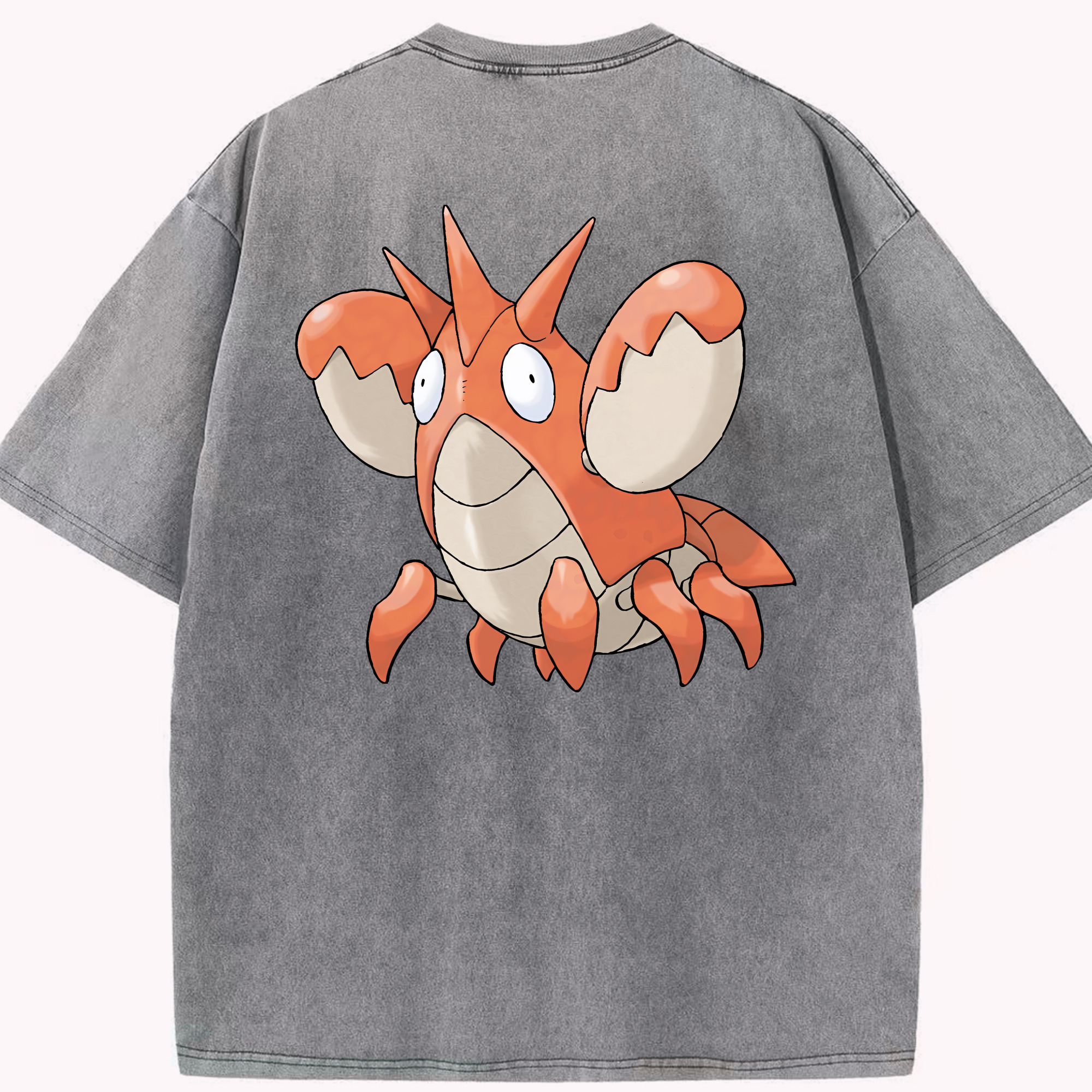 （画像用） ポケットモンスター Pokémon 綿100% ヴィンテージ風 半袖Tシャツ（背面プリント）