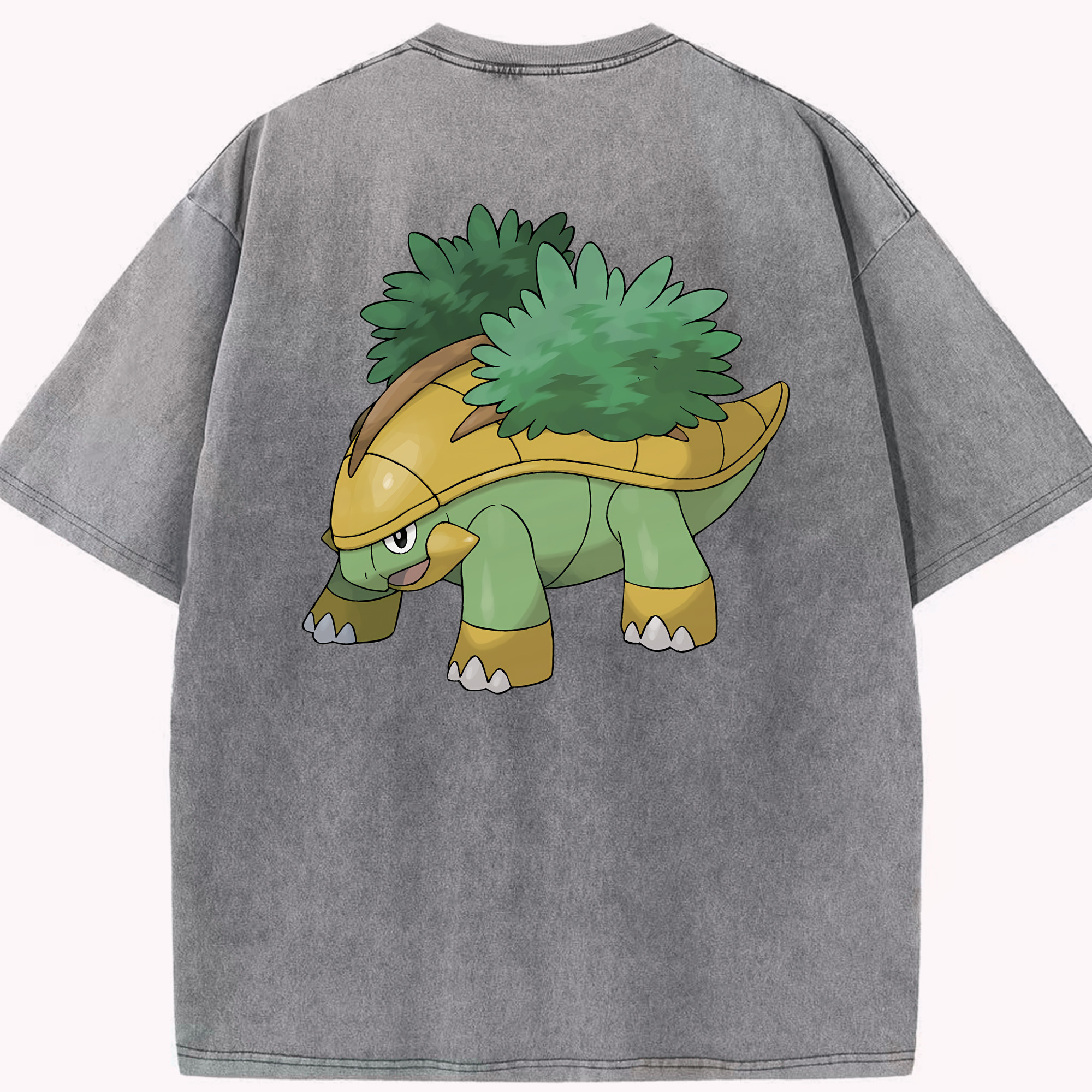 （画像用） ポケットモンスター Pokémon 綿100% ヴィンテージ風 半袖Tシャツ（背面プリント）
