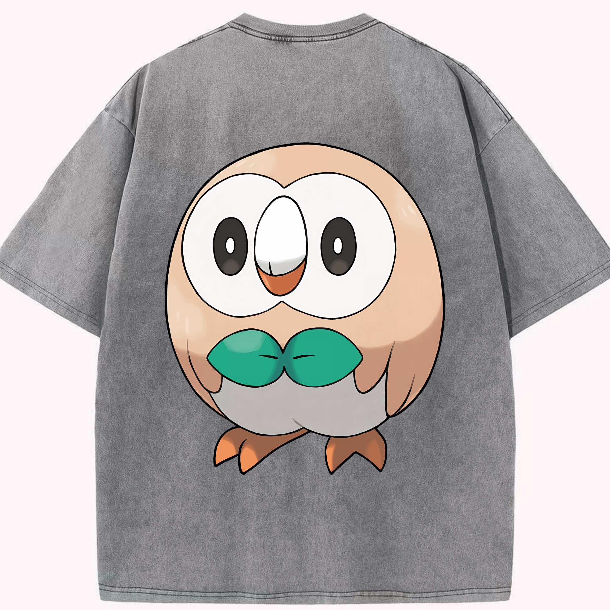 （画像用） ポケットモンスター Pokémon 綿100% ヴィンテージ風 半袖Tシャツ（背面プリント）