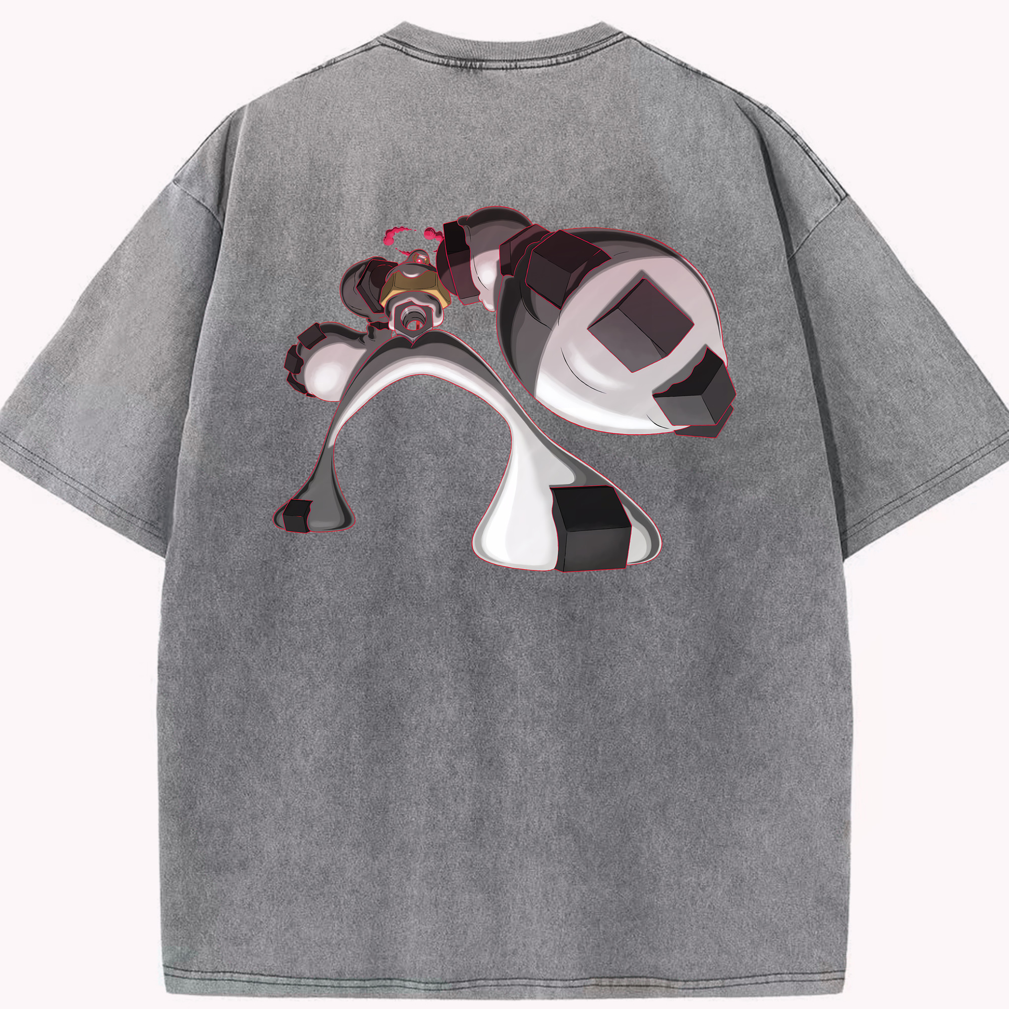（画像用） ポケットモンスター Pokémon 綿100% ヴィンテージ風 半袖Tシャツ（背面プリント）