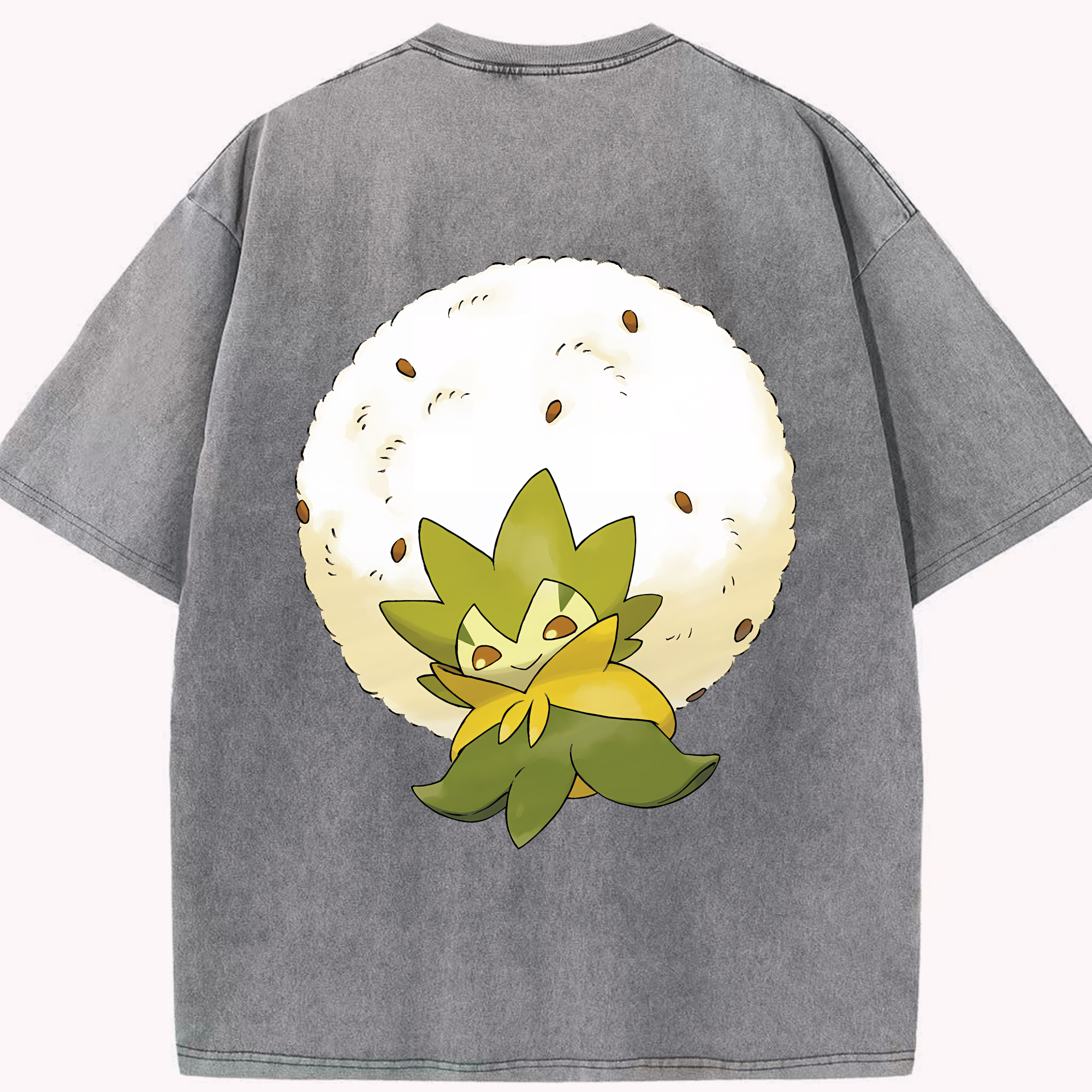 （画像用） ポケットモンスター Pokémon 綿100% ヴィンテージ風 半袖Tシャツ（背面プリント）